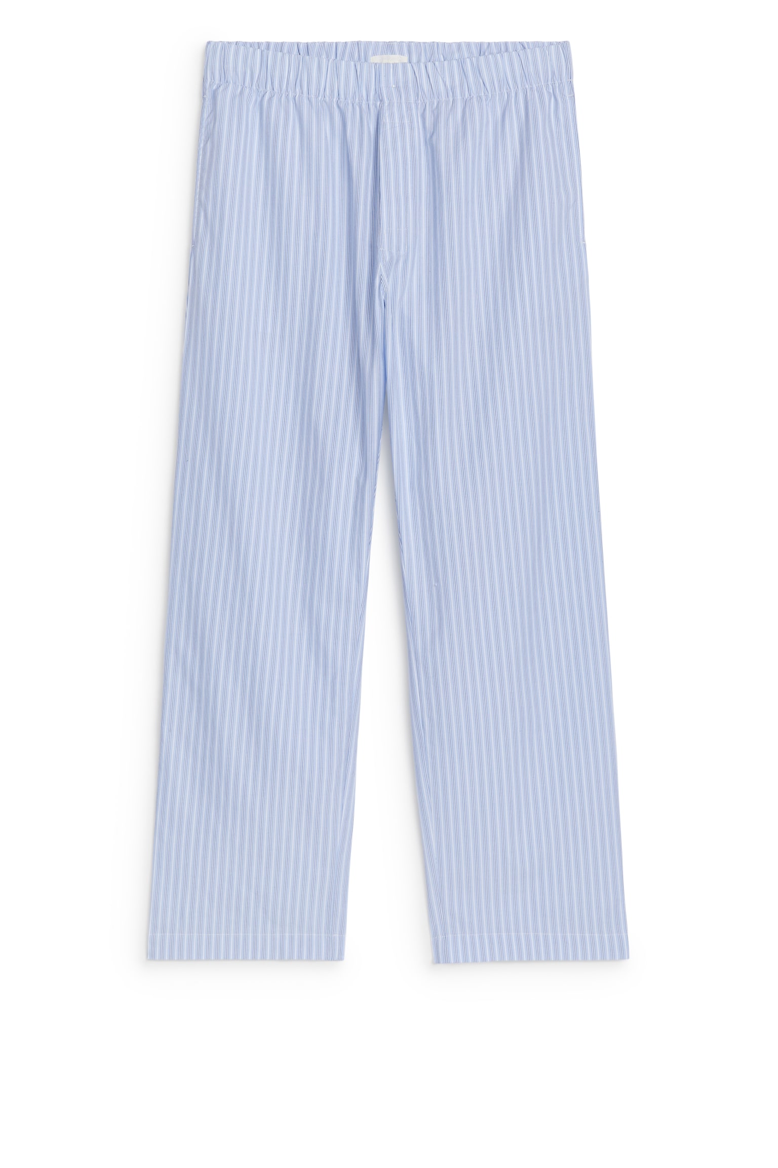 Cotton Pyjama Trousers - Light Blue/Striped - 2