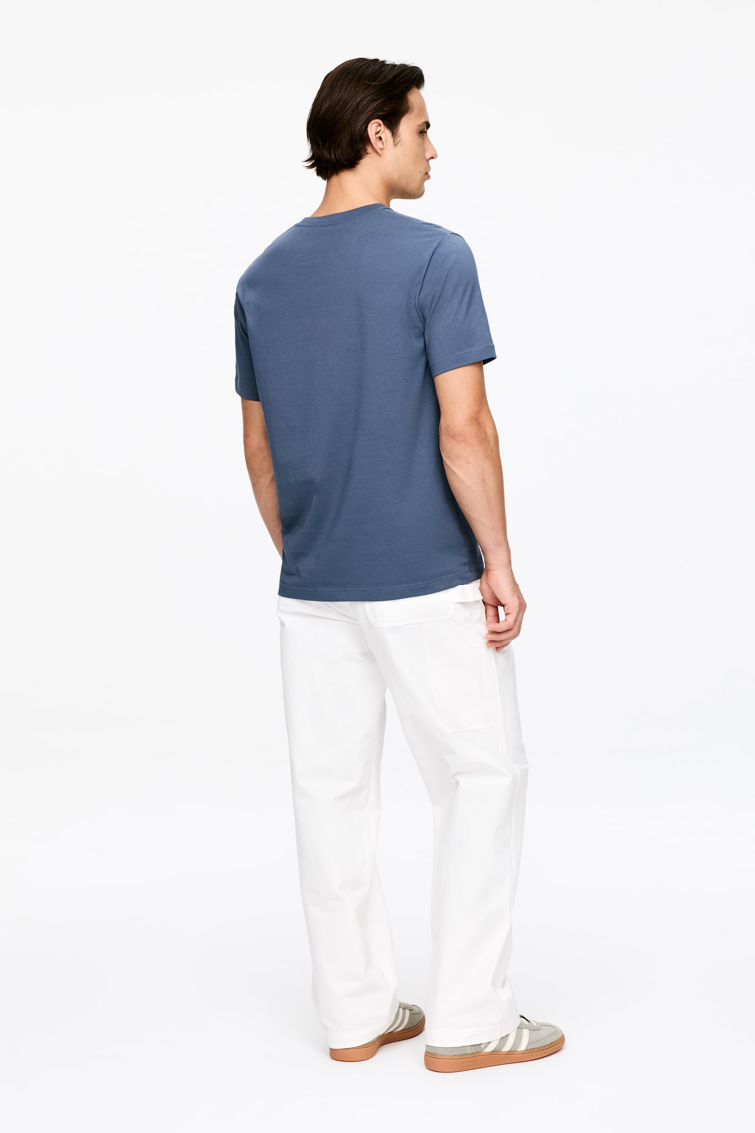 Tricou Regular 170 GSM - Albastru prăfuit/Negru/Alb/Albastru închis/Gri Melange - 5