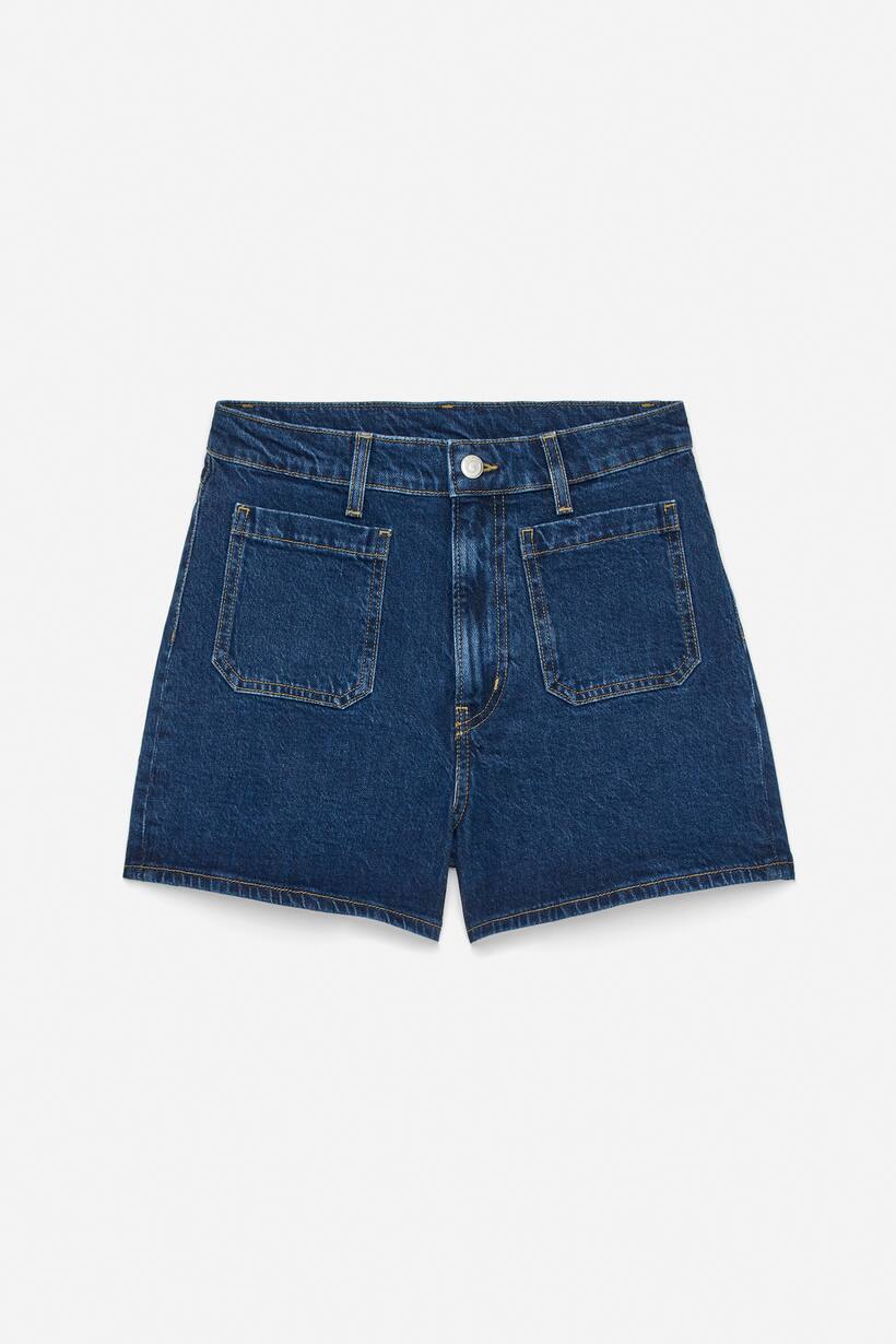 Jeans Corti Donna Con Risvolto - Vita Alta, Elasticizzati, Strappati, Lunghezza Ginocchio