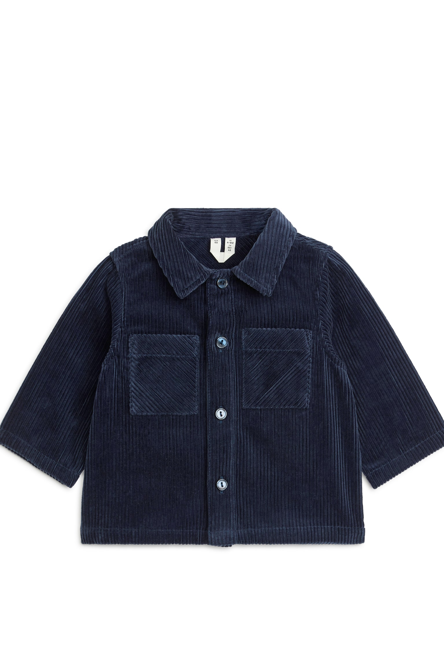 Corduroy Overshirt - Dark Blue - 1