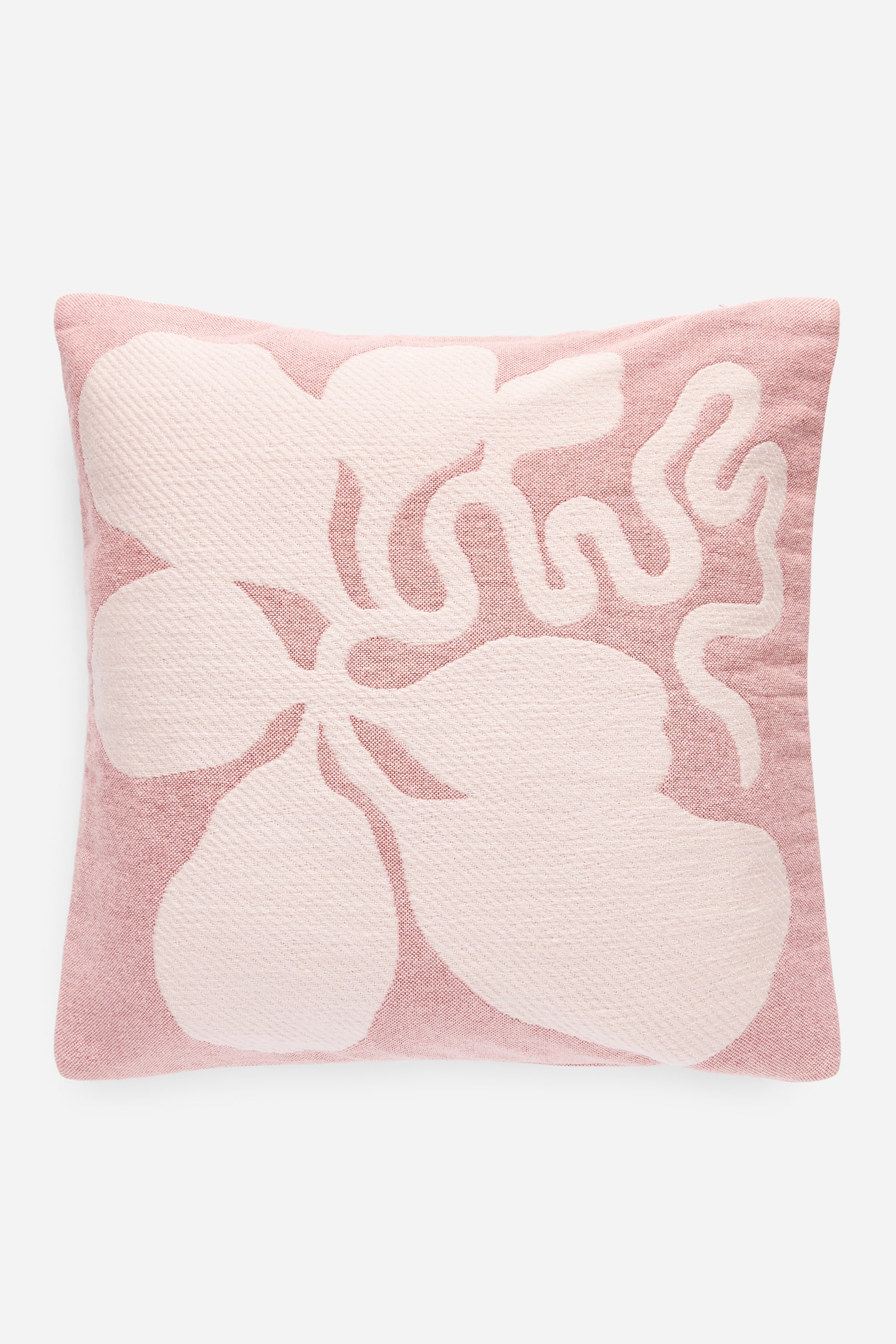 Kopfkissenbezug aus Baumwolle und Wolle 50 x 50 cm - Rosa/Blau/Beige/Cremeweiß/Grün - 3