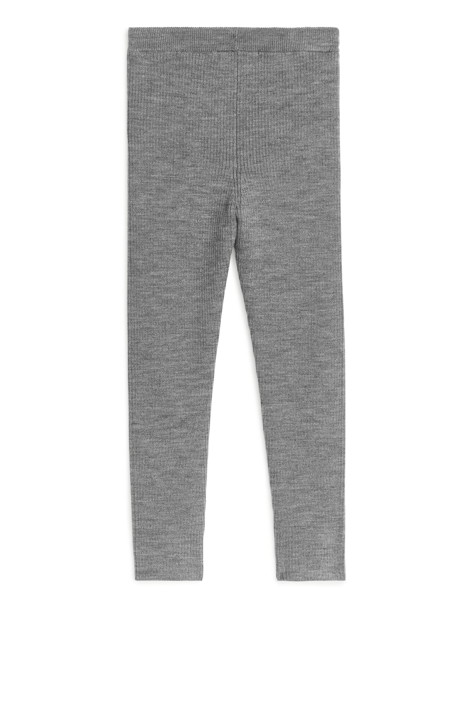 Wool-Blend Rib Leggings - Grey Melange/Mole/Off White/Black/Pink - 3