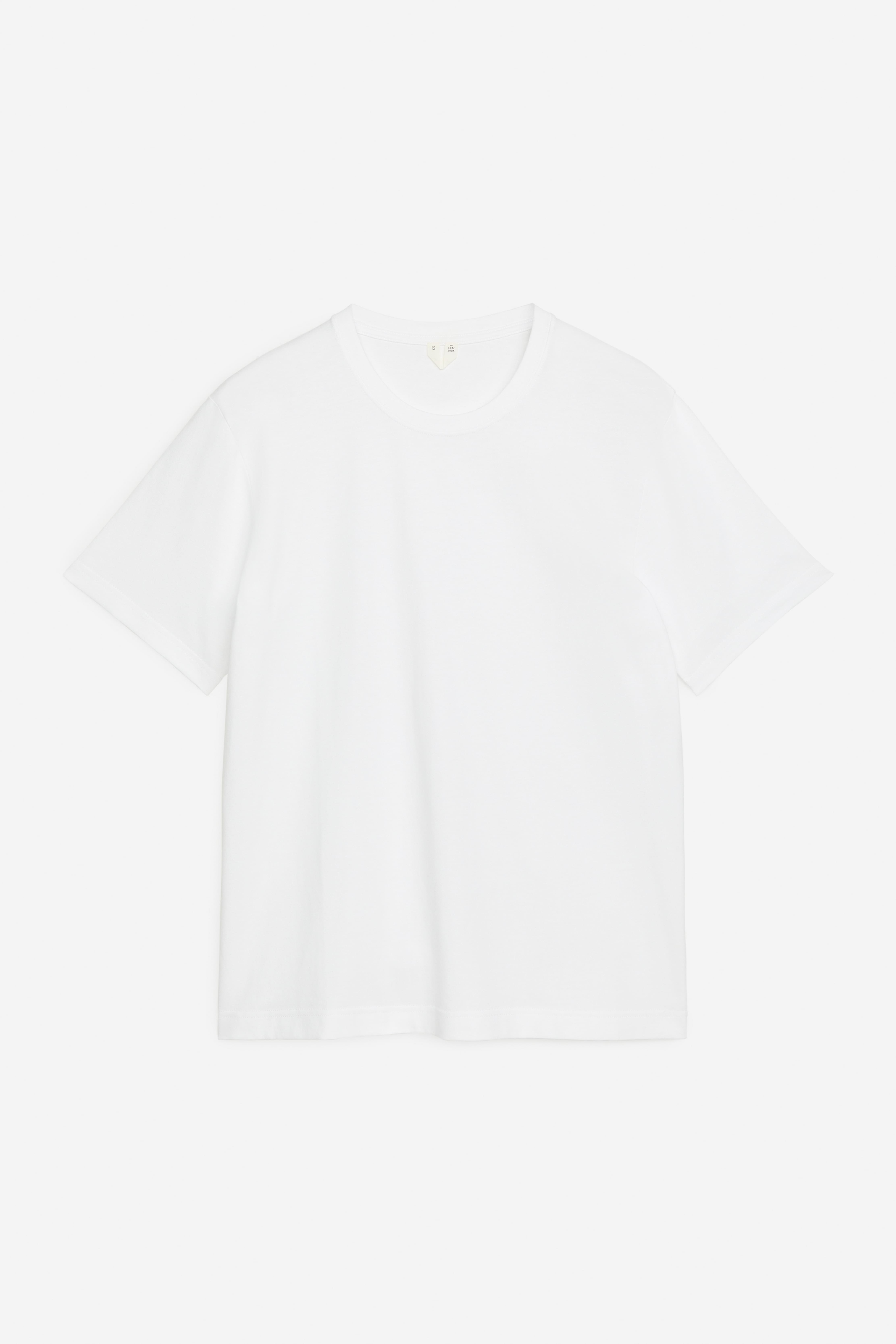 Ruimvallend T-shirt van 220 gsm jersey - Wit/Kakigroen/Bruin/Donkerblauw/Zwart/Lichtgrijs gemêleerd/Offwhite/Donkerbruin/Kakigroen