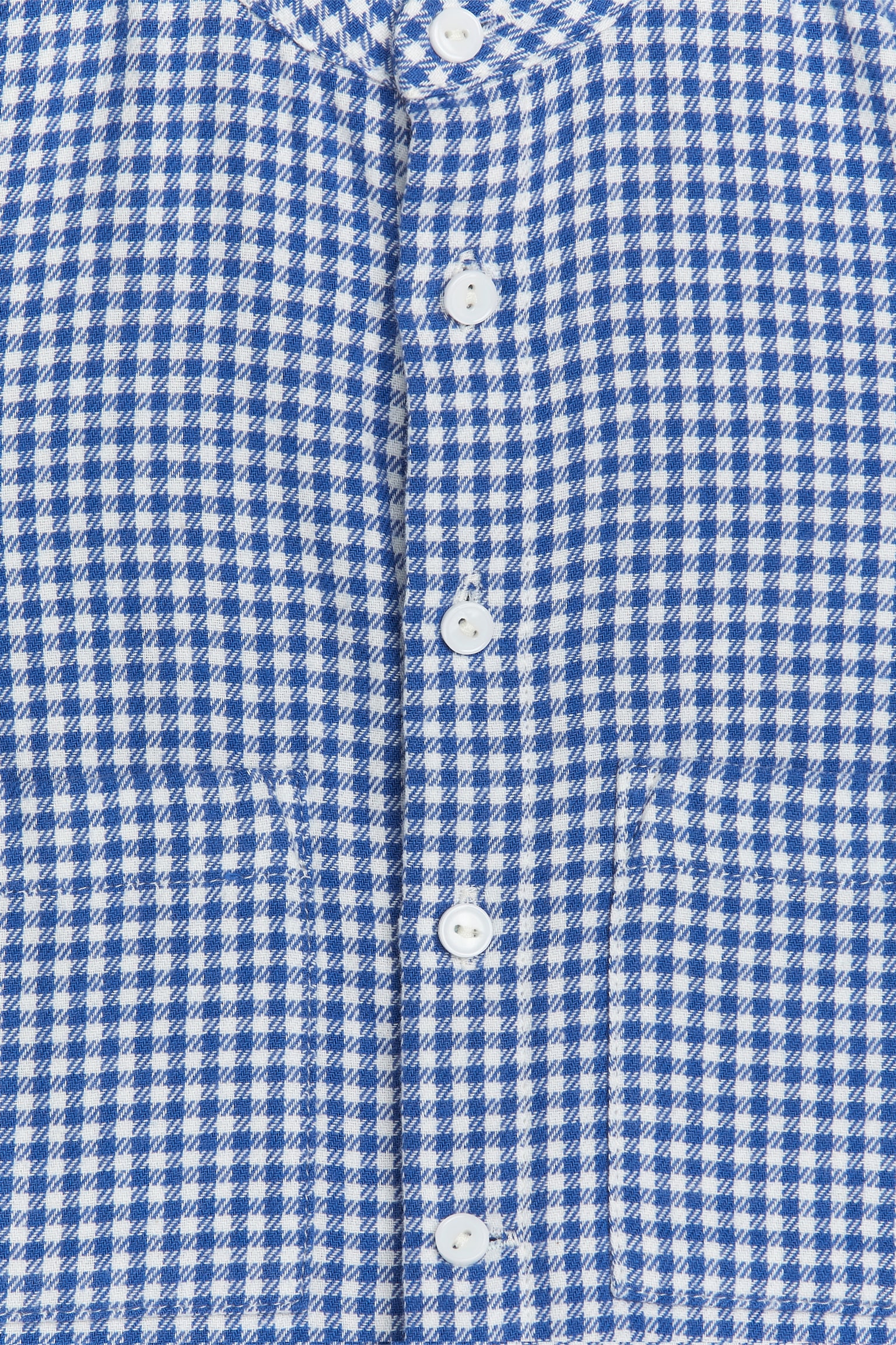 Flannel Shirt - White/Blue - 2