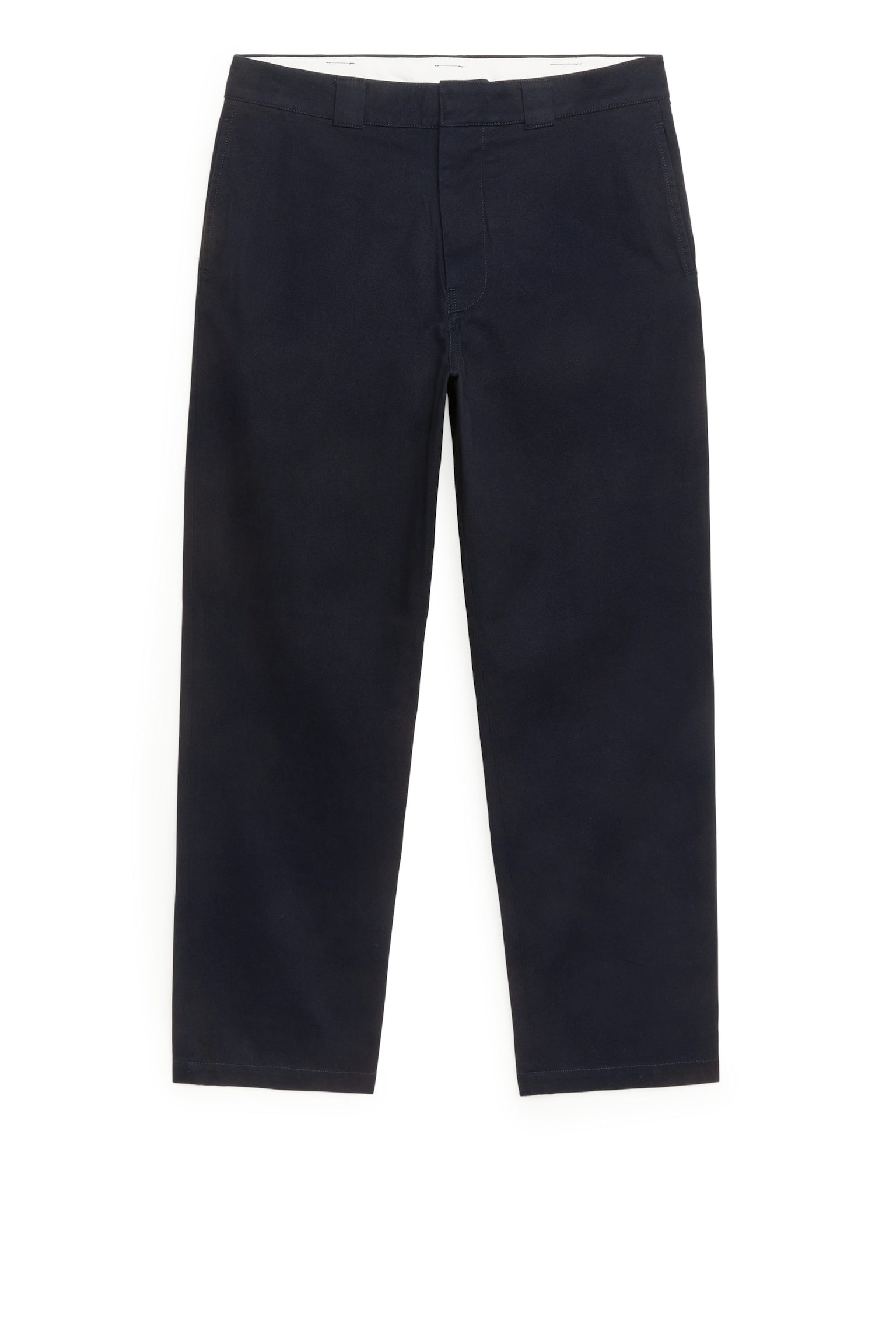 Cotton Twill Trousers - Dark Blue/Black - 5