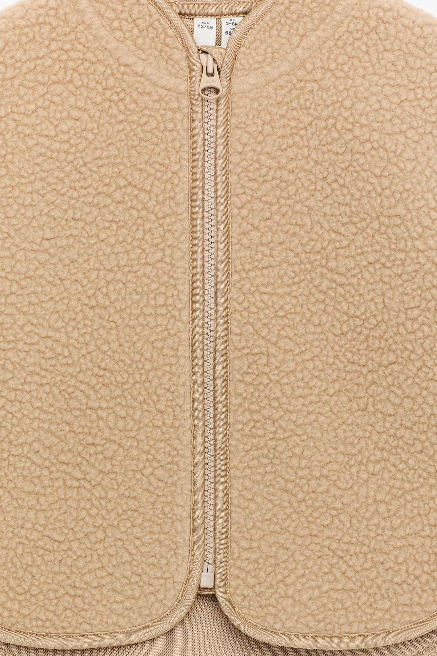 Giacca in pile - Beige/Verde brillante/Verde scuro - 3