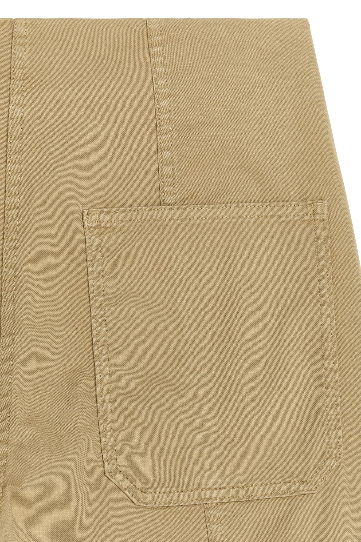 Cotton Trousers - Beige - 3