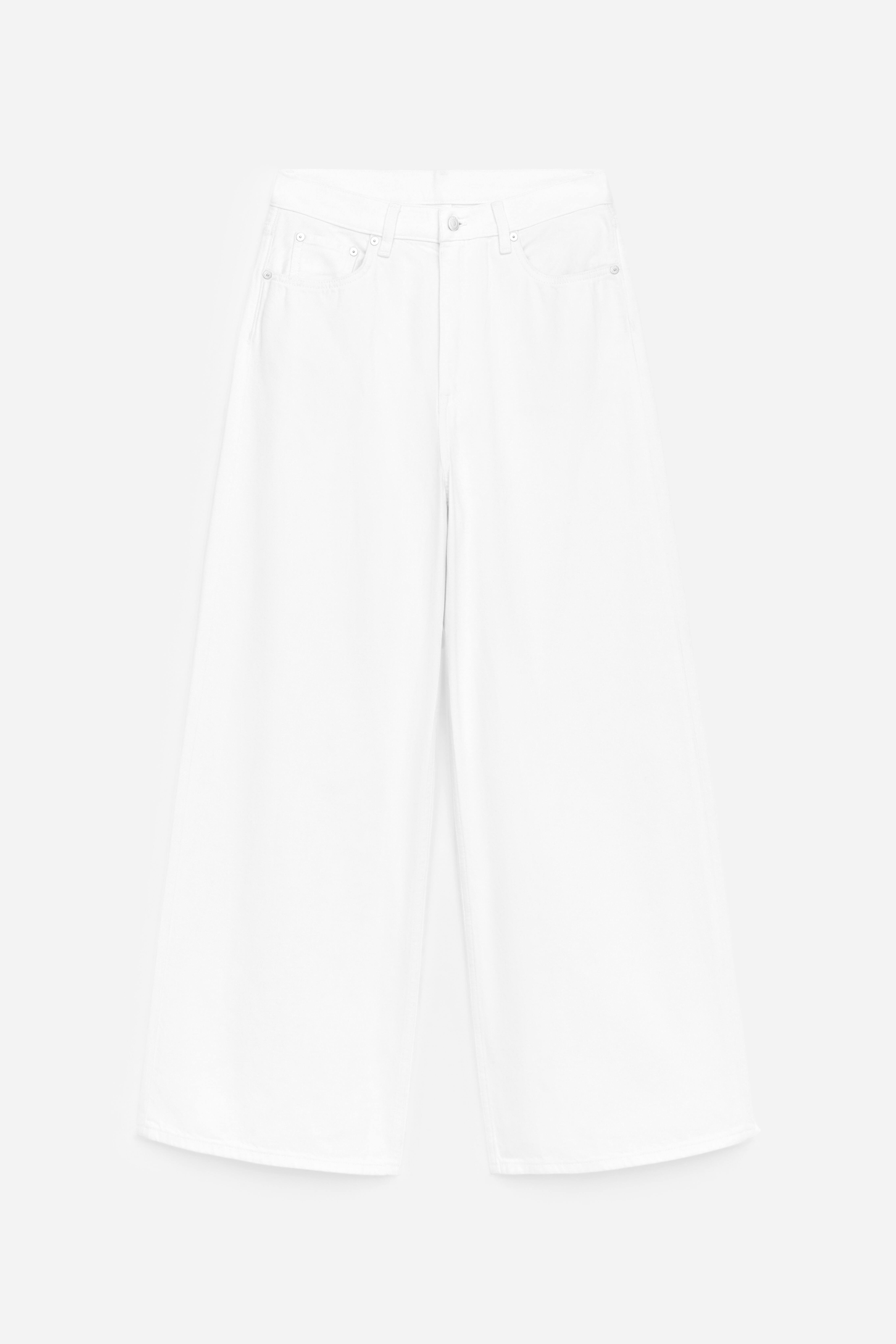 CEDAR Oversized Wide Jeans - Weiß