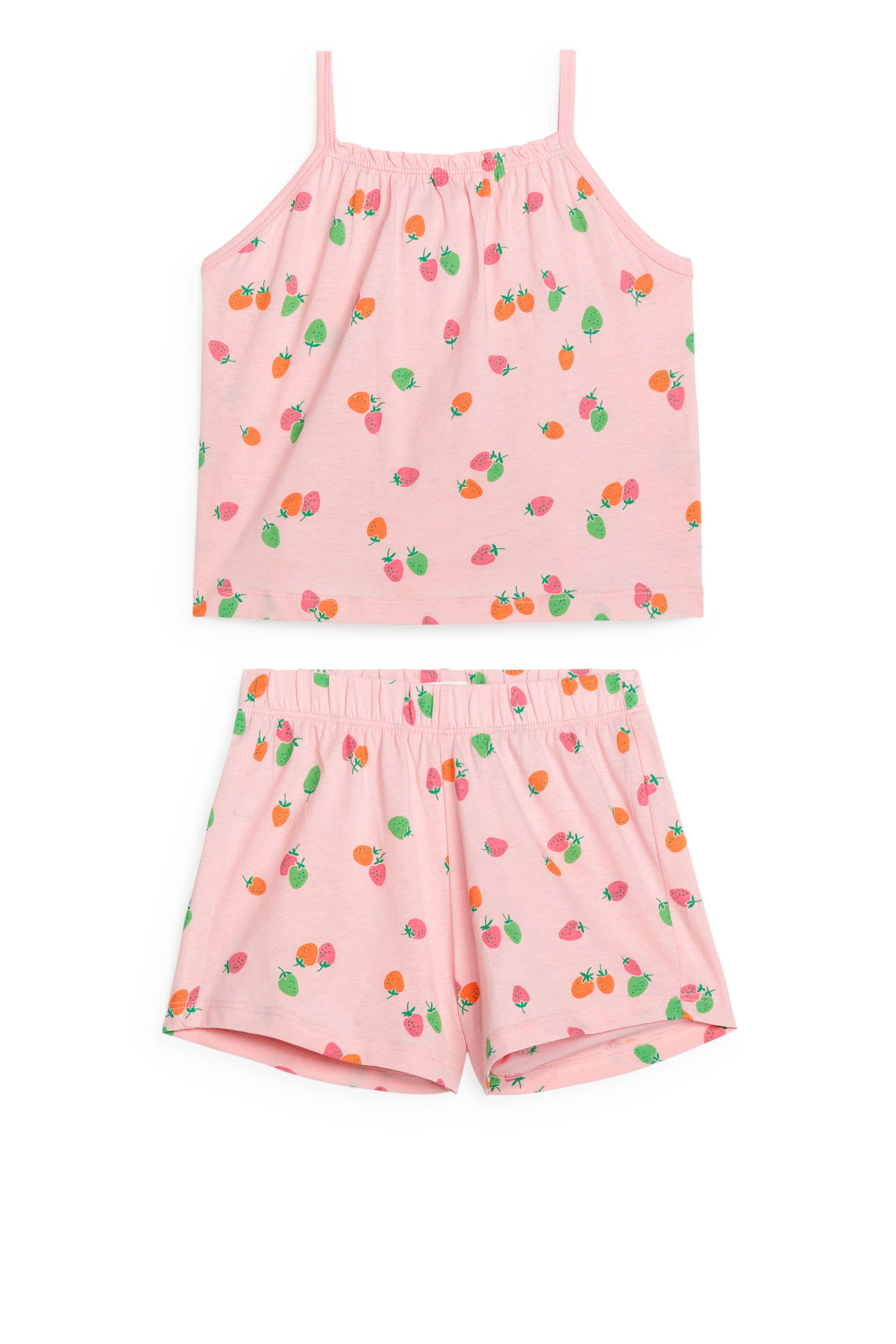 Cotton Pyjama Set - Pink/Lilac - 1