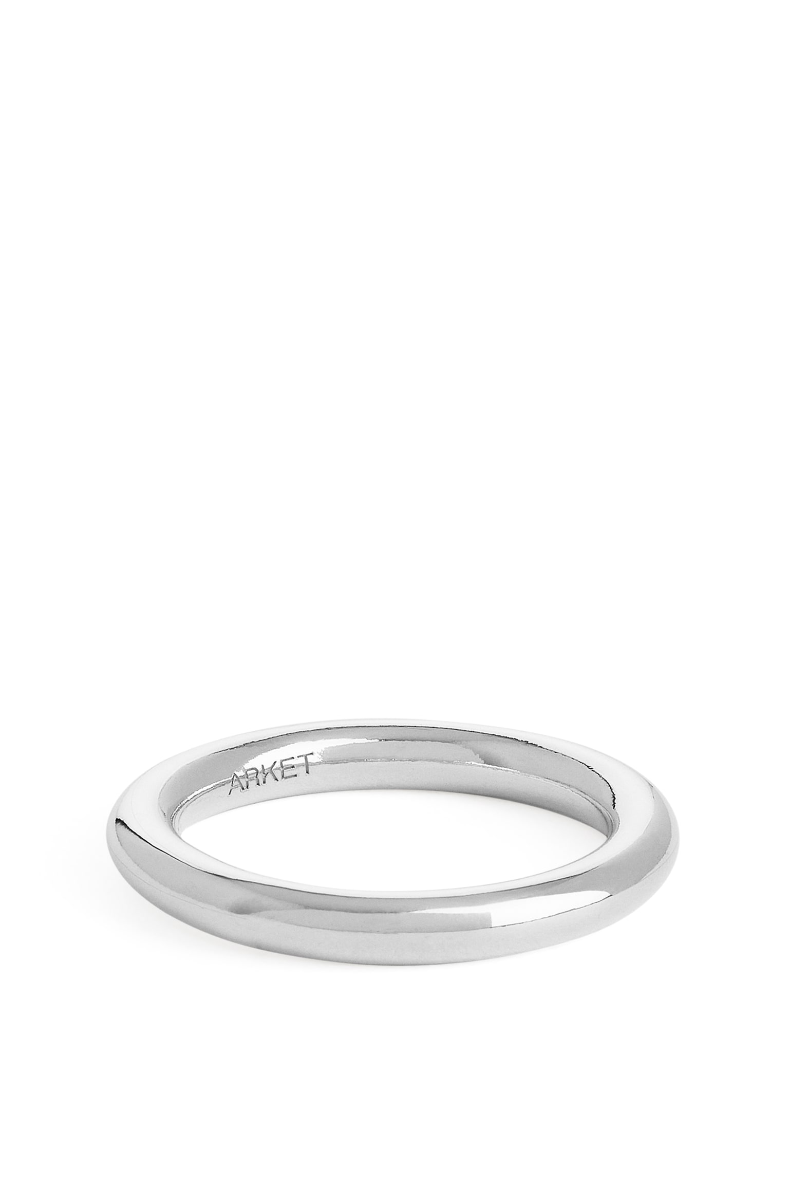 Cylinder Sterling Silver Ring - Silver - 1