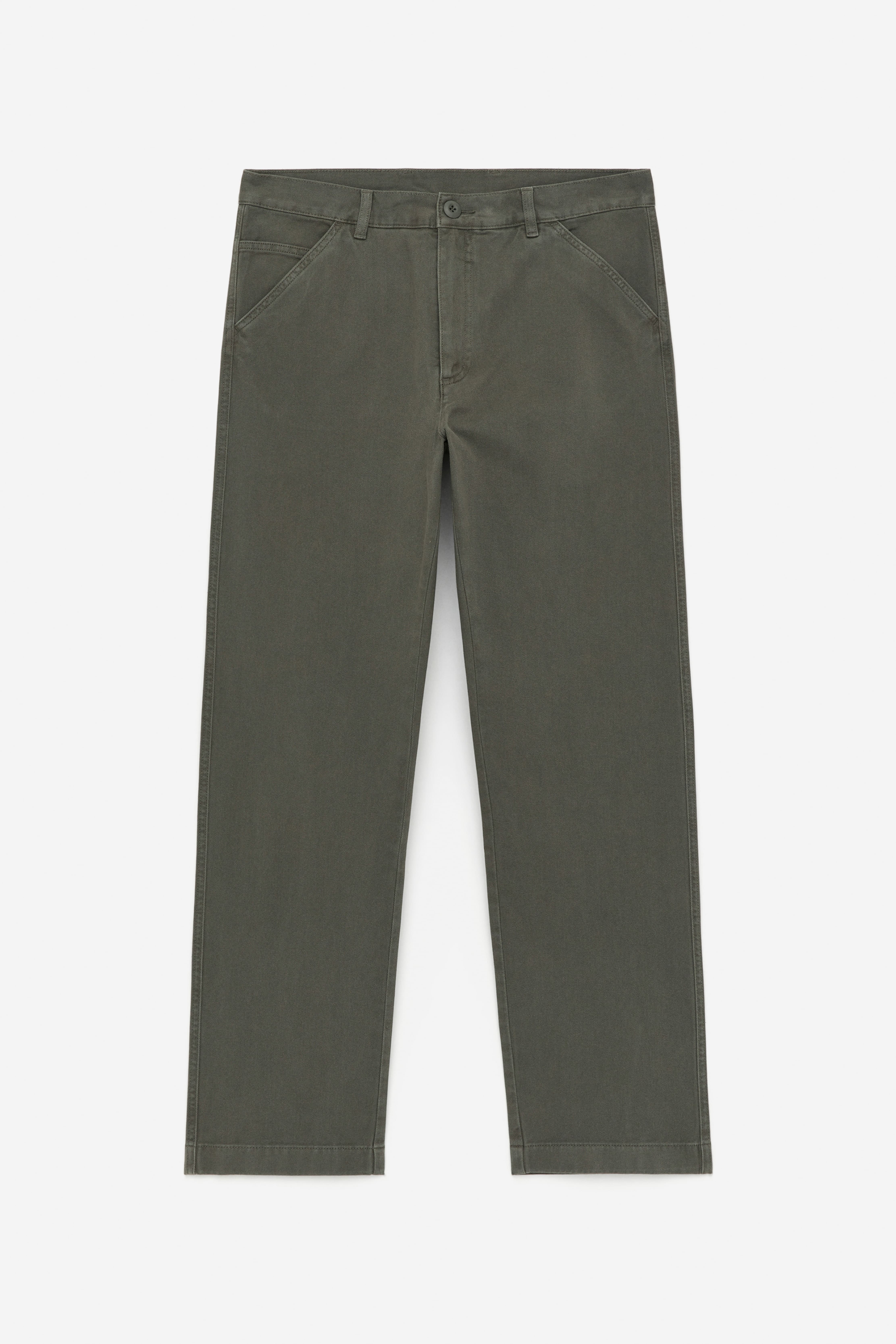 Pantaloni in twill - Verde