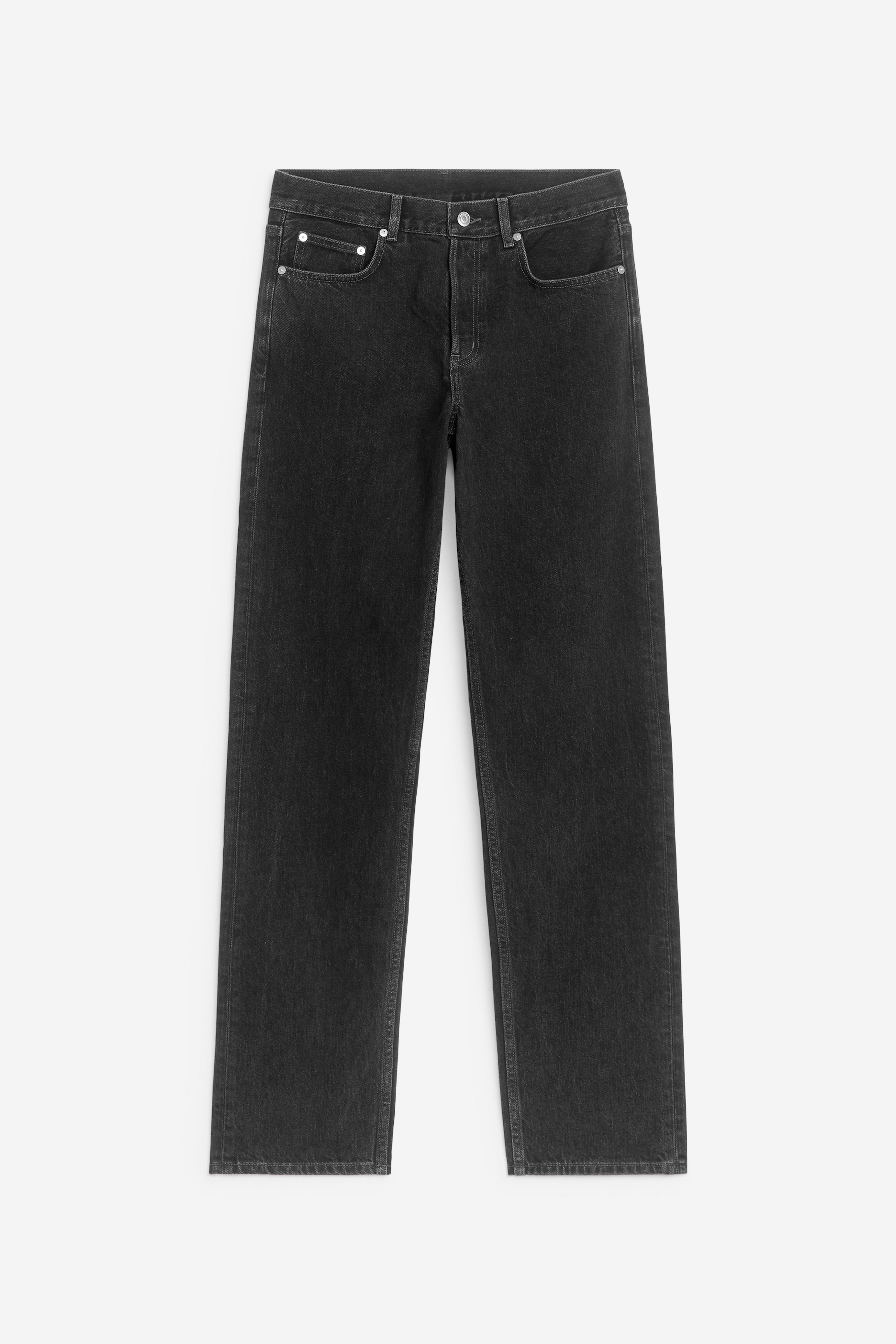 OCEAN Loose Straight Jeans - Schwarz/Blau/Ecru/Dunkelblau/Grau