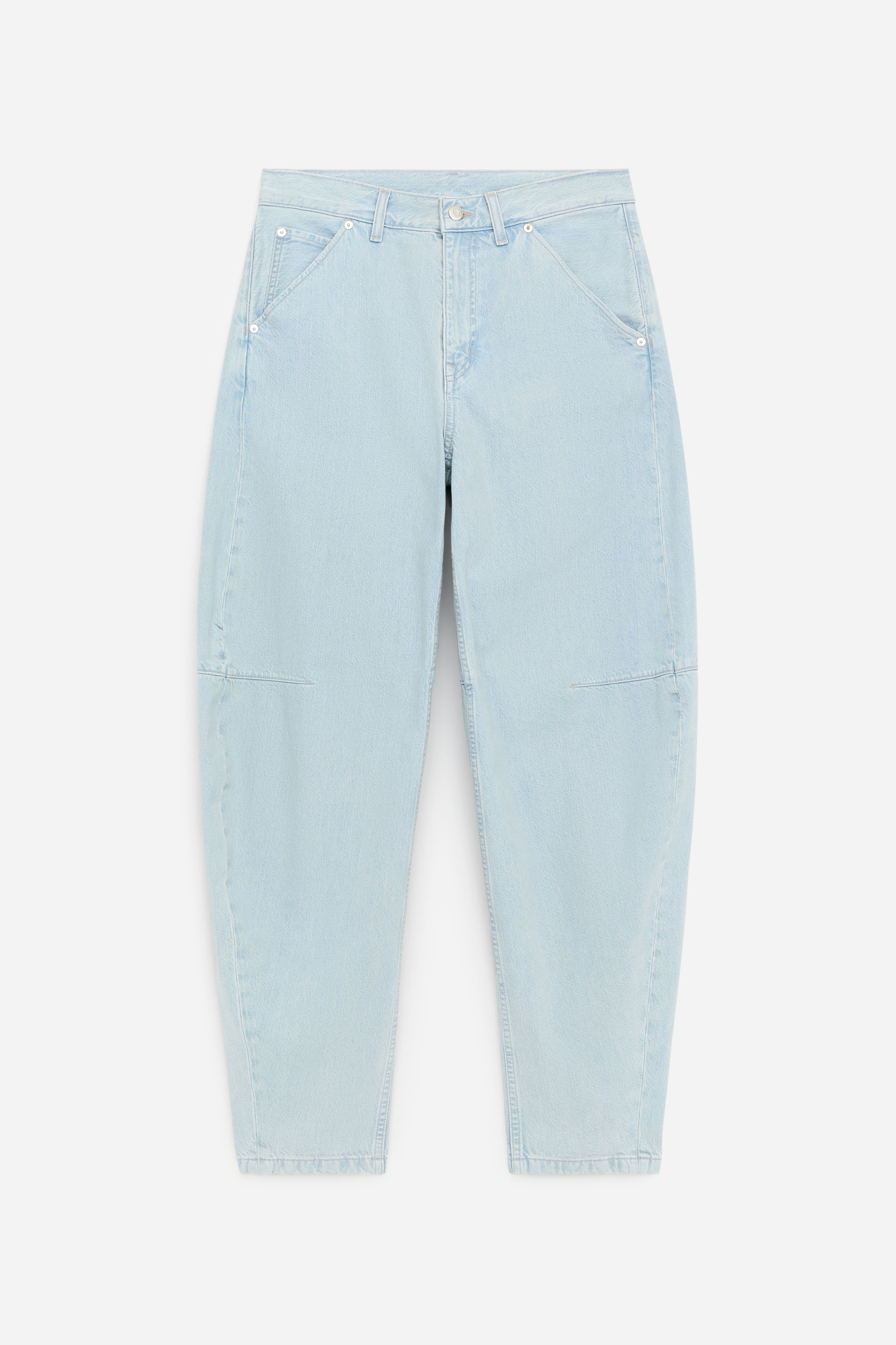 PINE Relaxed Barrel Jeans - Hellblau/Dunkelblau
