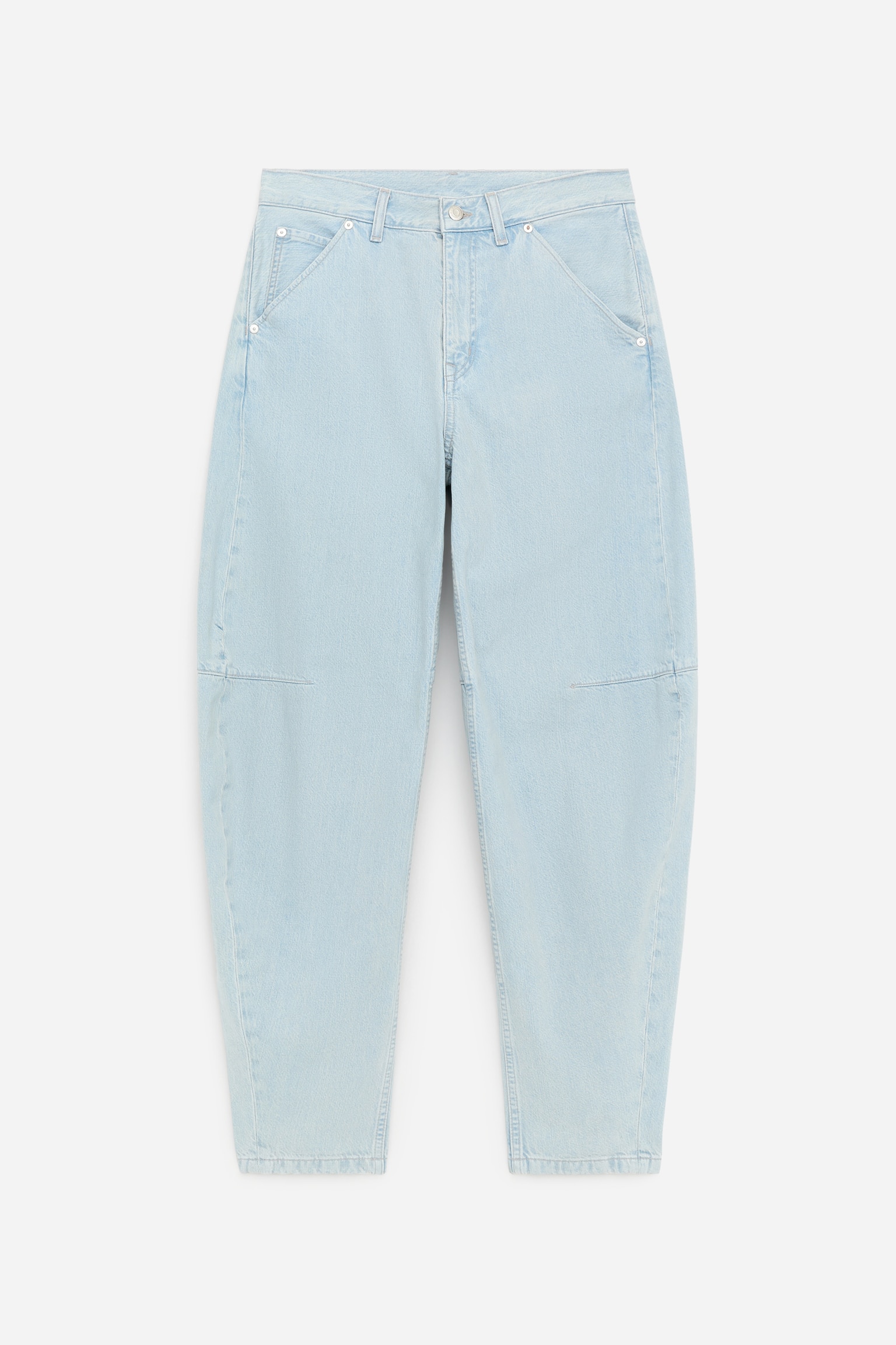 PINE Relaxed Barrel Jeans - Hellblau/Dunkelblau