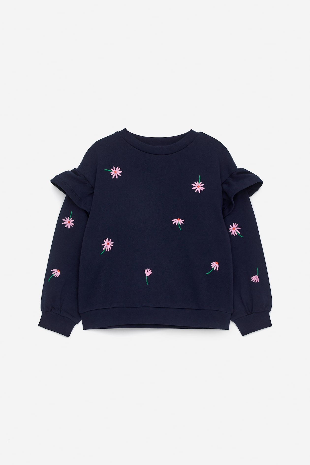 Cardigan Banana Republic Bleu Colombe à Volants - Taille M, Occasion Très Bon état