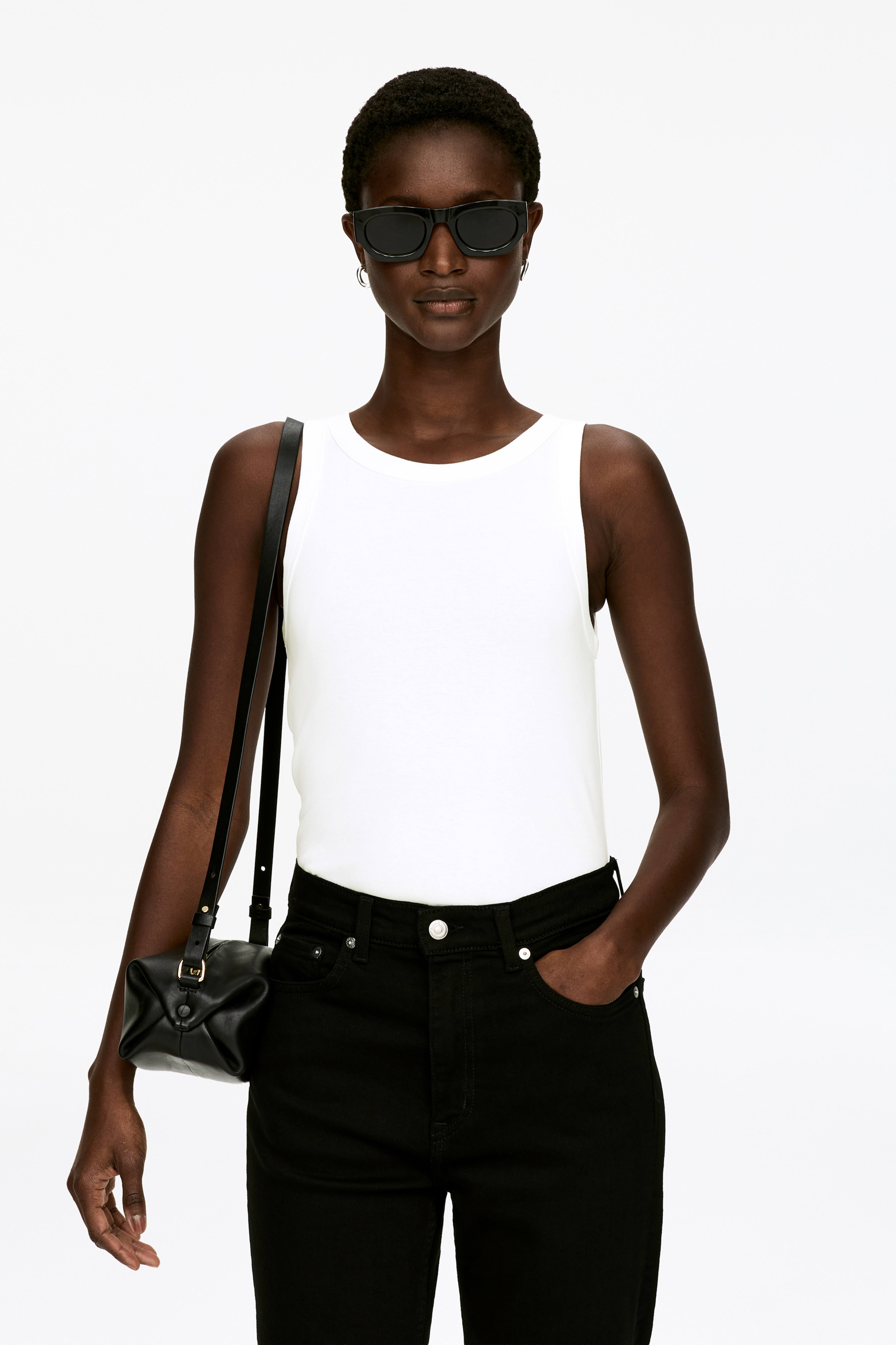 Canotta a coste - Bianco/Nero/Grigio