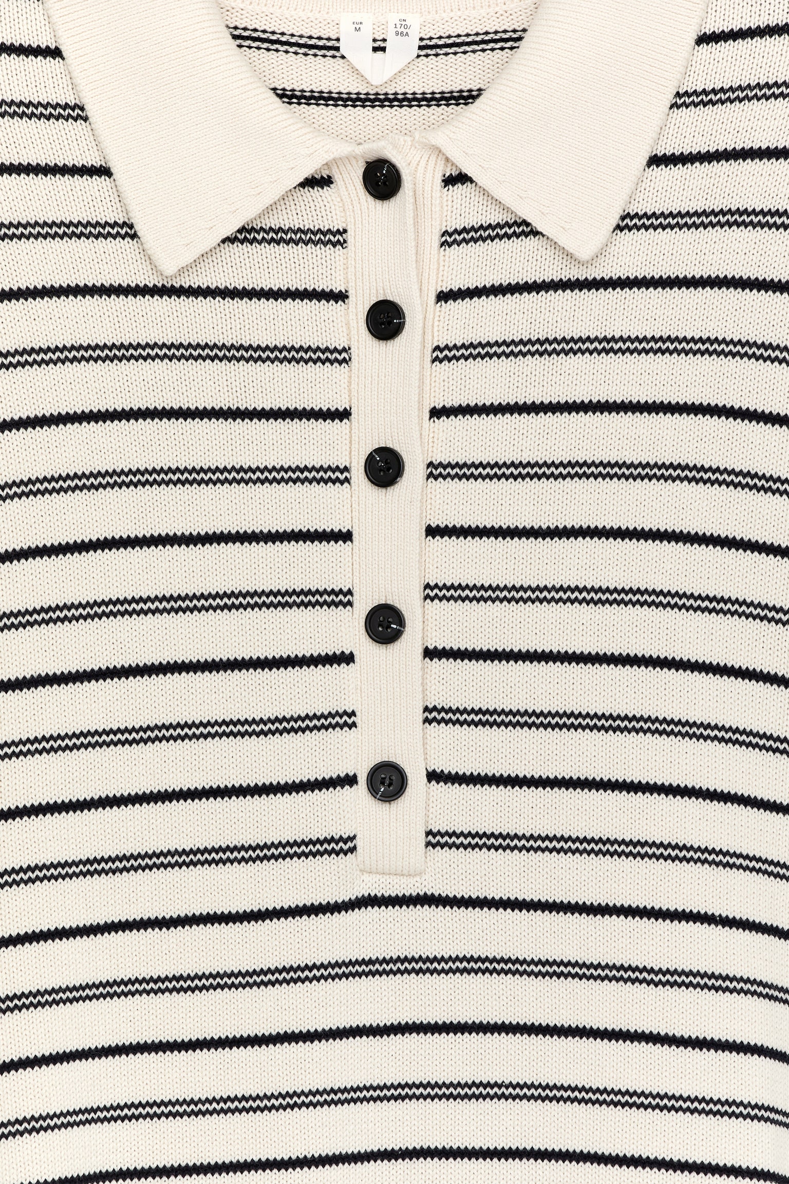 Polo con lavorazione a maglia - Beige/Righe/Blu/Rosso/Bianco - 6