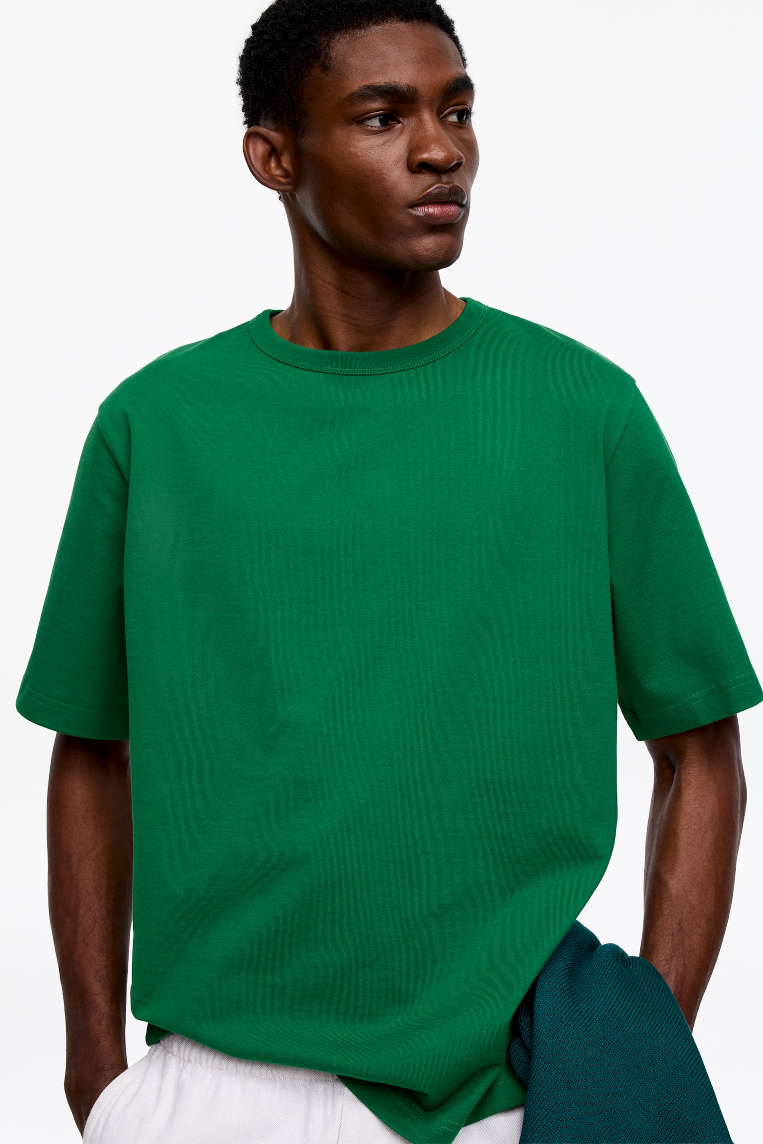 Oversized t-shirt 270 gsm - Grön/Mörklila/Mörkblå/Svart/Havre/Mörkgrön - 3