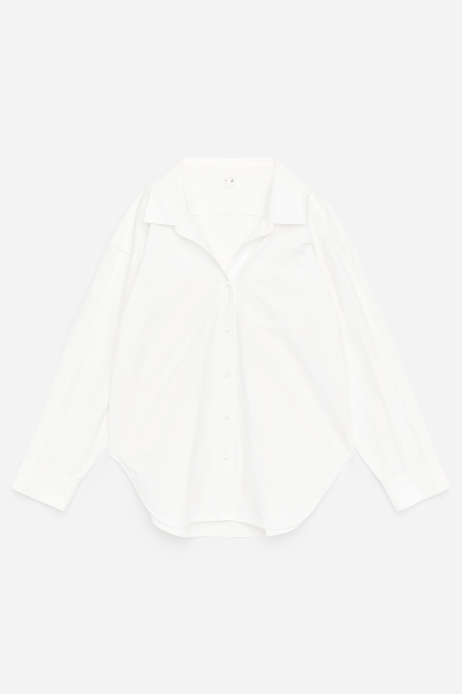 Skjorta med öppen krage - Vit - 2