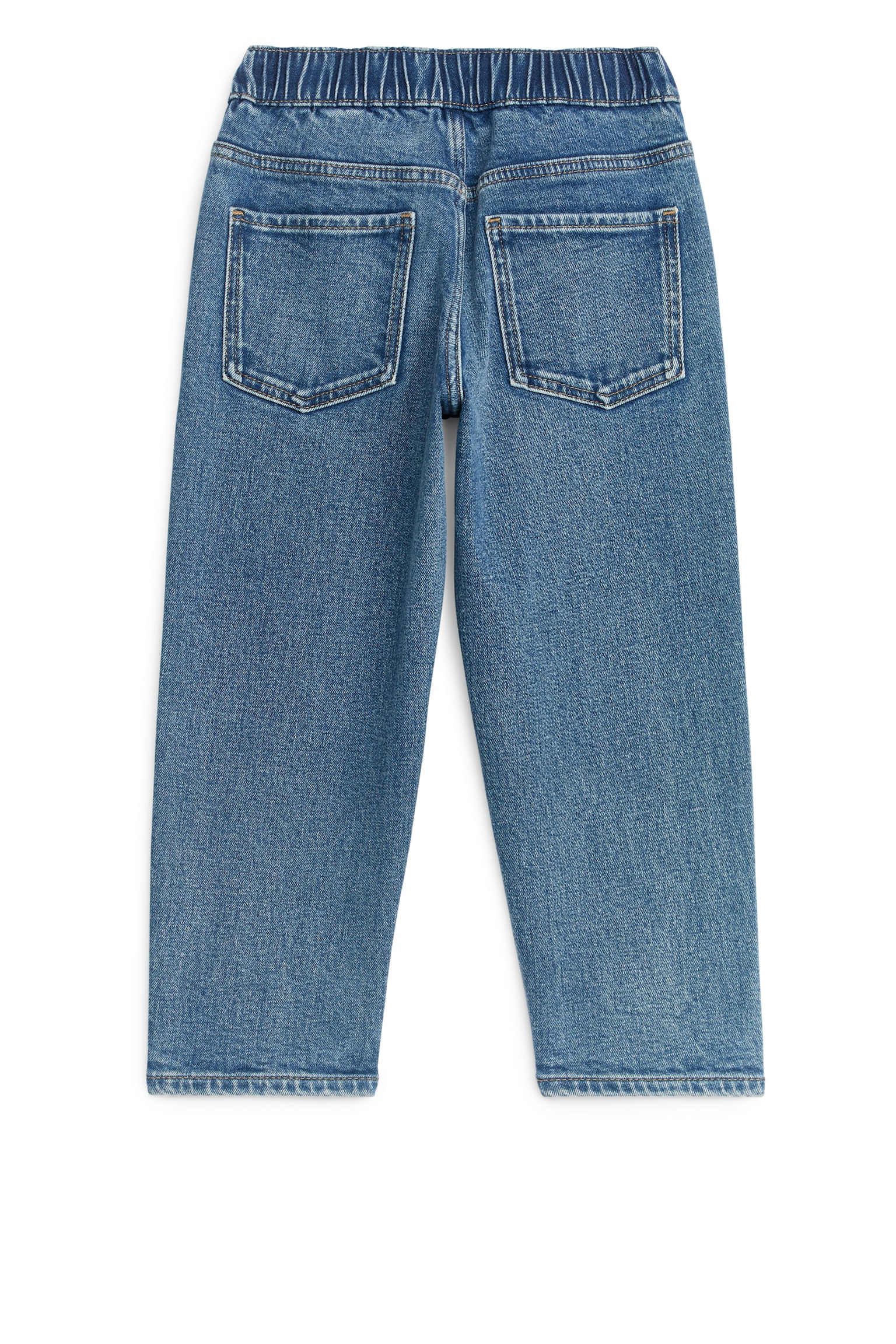 Pull-On Denim Trousers - Light Blue/Washed Black/Mid Blue/Light Blue - 2