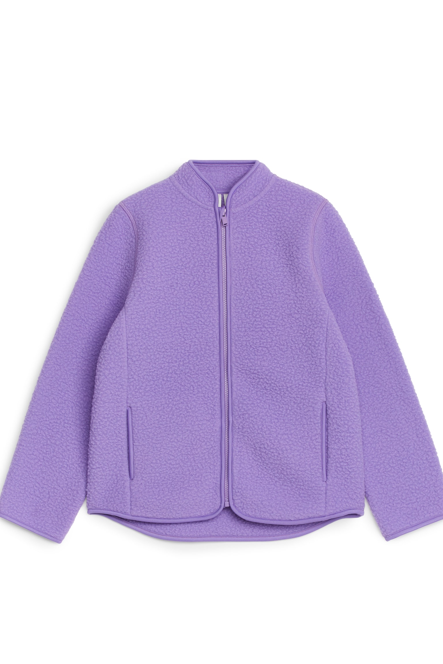 Fleece Jacket - Lilac/Dark Beige - 1