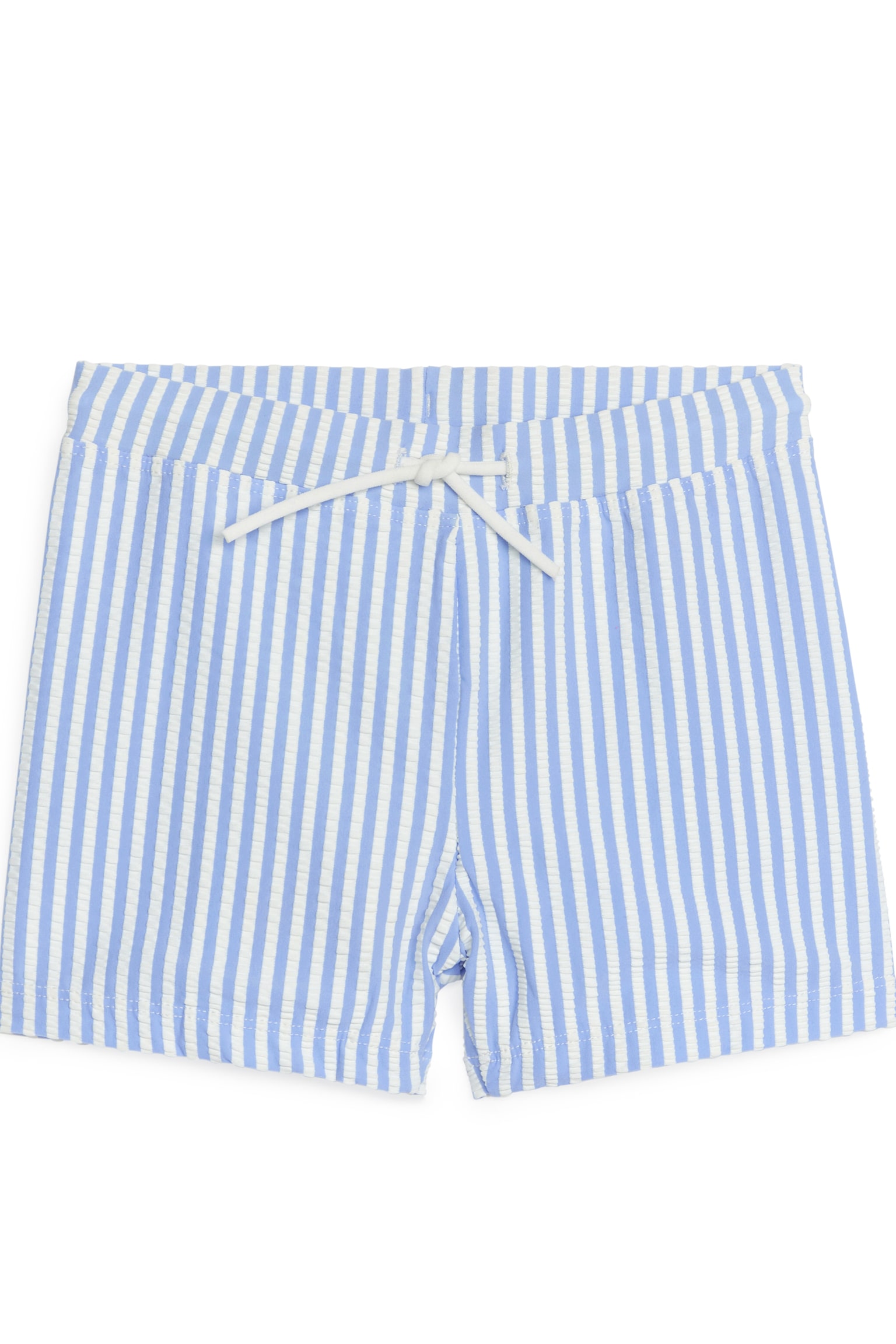 Swimming Trunks - Light Blue/White - 1