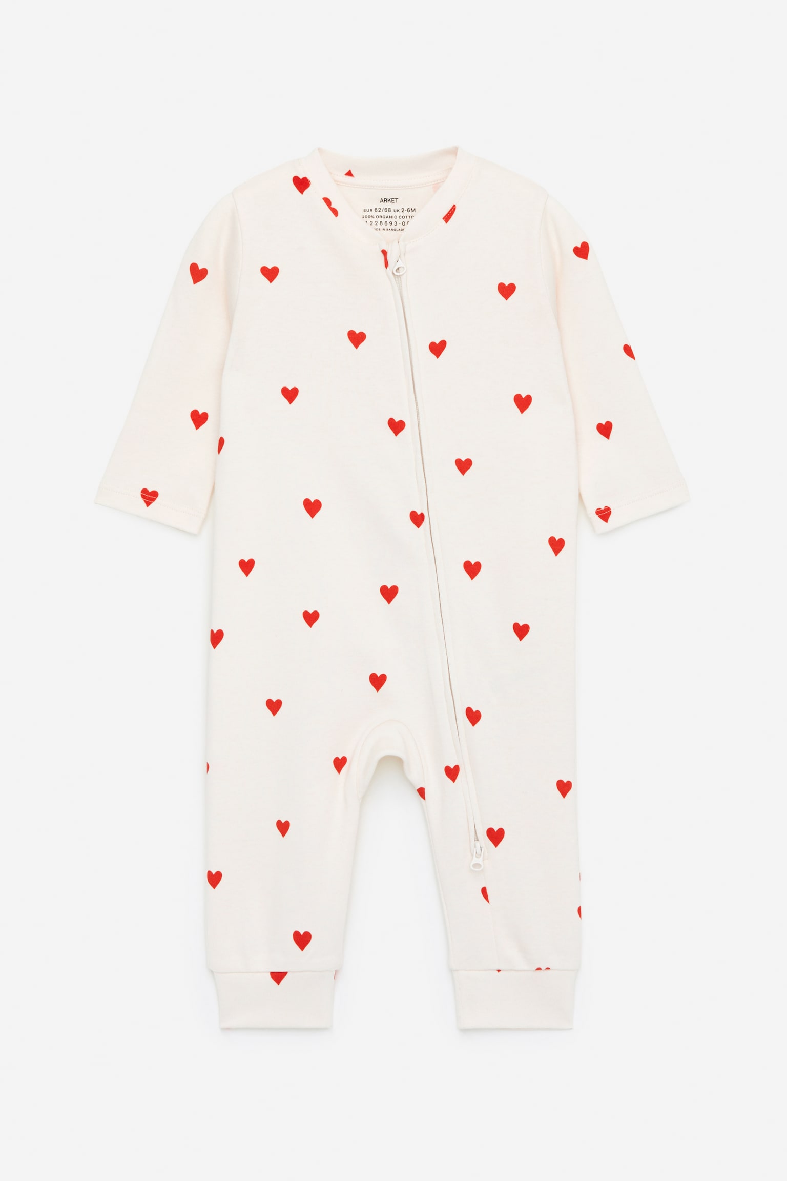 All-In-One Pyjama - Off White/Red/Light Blue/Mushrooms/Grey/Rabbit - 1