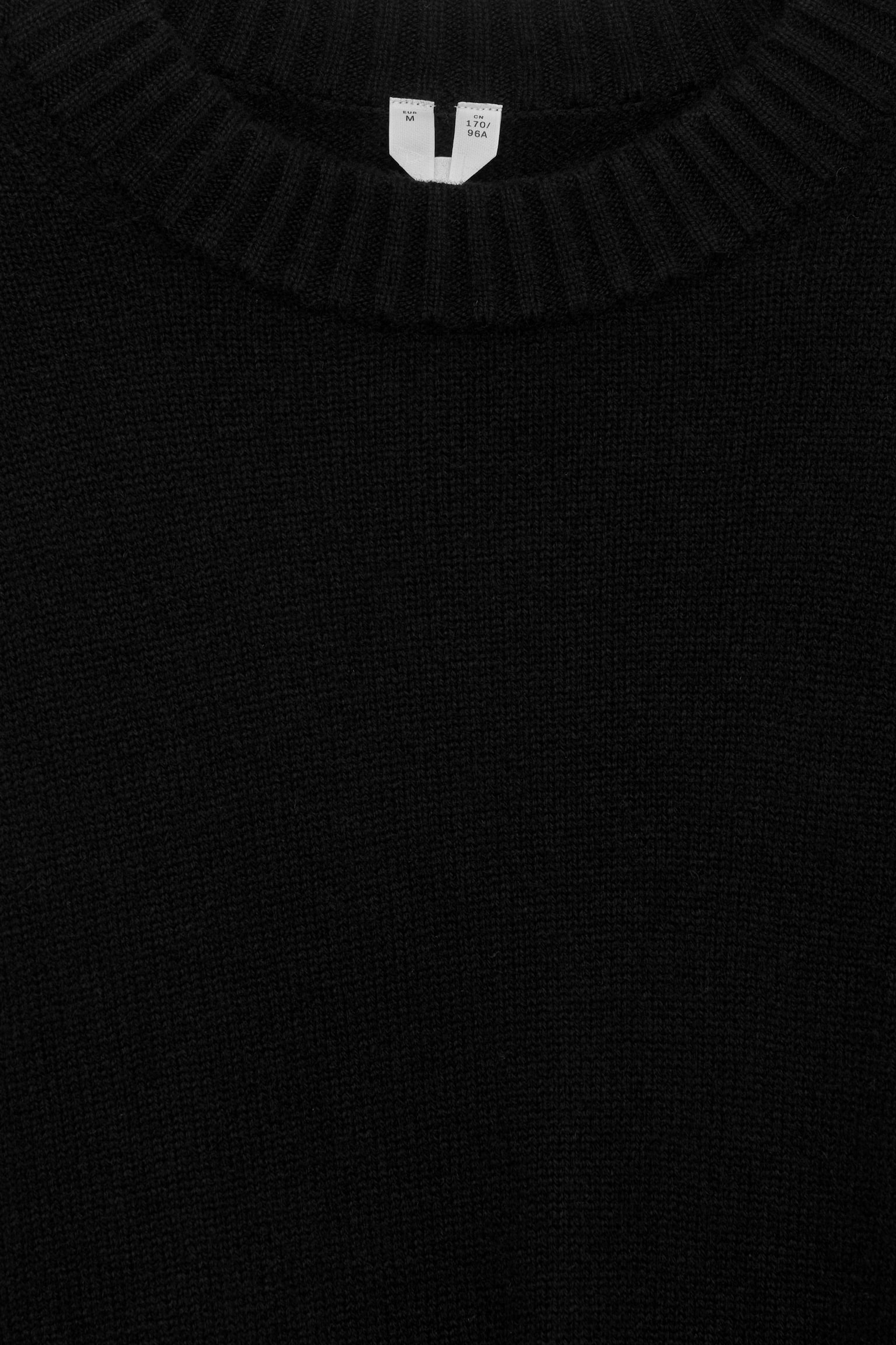 Oversized trui van pure kasjmier​ - Black/Bordeauxrood/Paars - 3