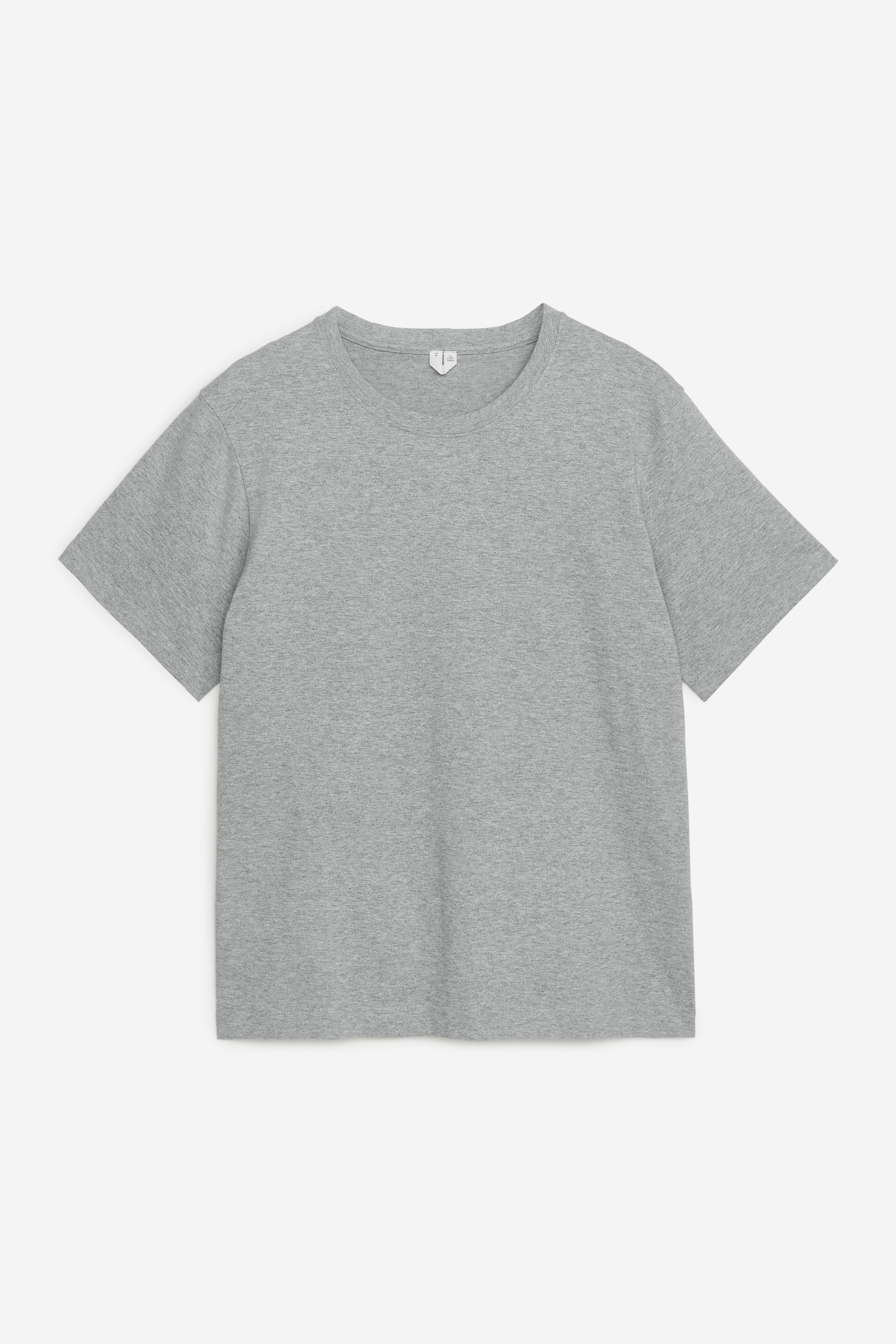 Ruimvallend T-shirt van 220 gsm jersey - Lichtgrijs gemêleerd/Kakigroen/Bruin/Donkerblauw/Wit/Zwart/Offwhite/Donkerbruin/Kakigroen