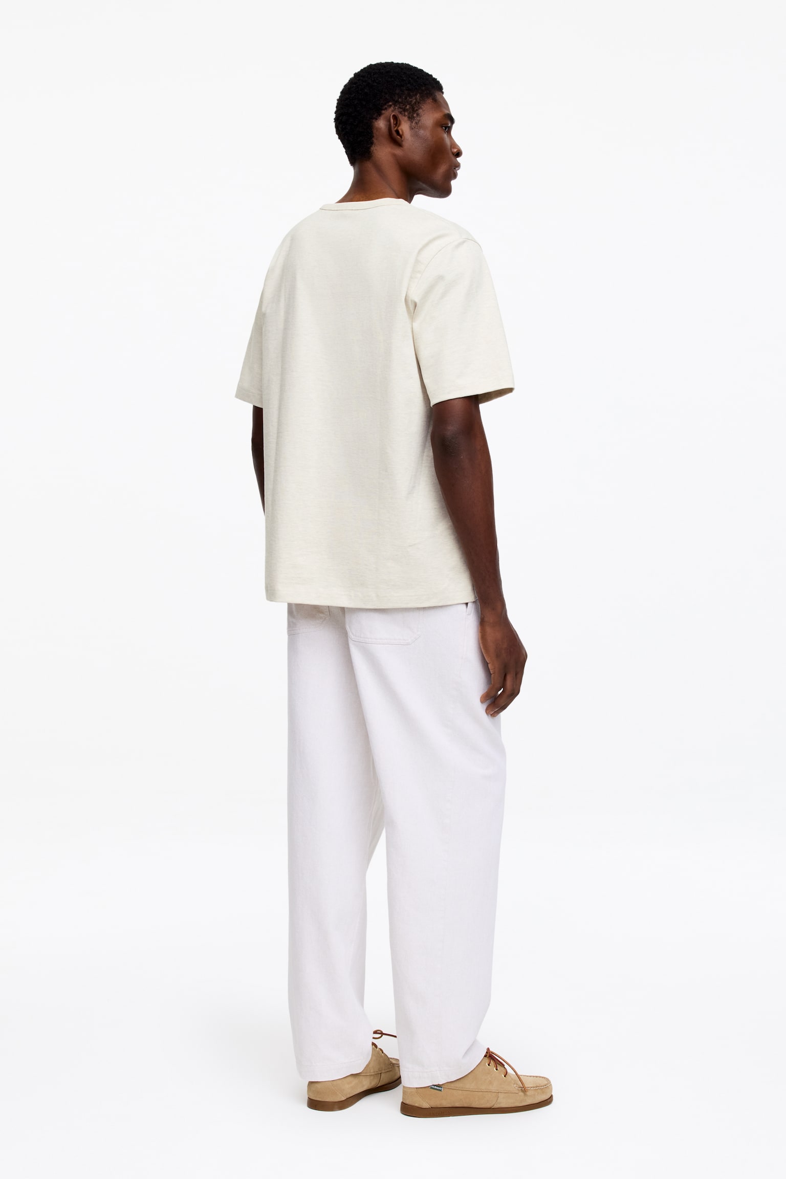 270 GSM Oversized T-Shirt - Havre/Klarrosa/Grön/Mörklila/Vit/Mörkblå/Svart - 5