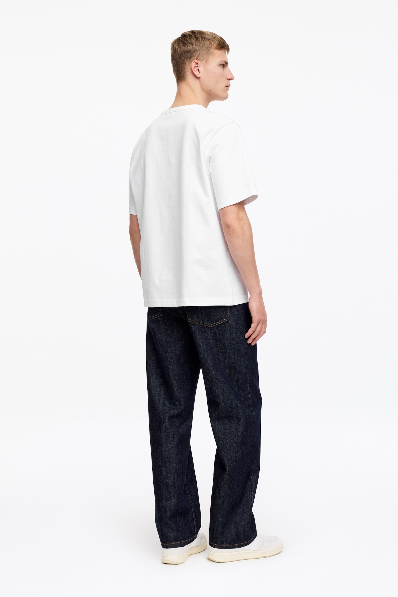 270 GSM Oversized T-Shirt - Λευκό/Μαύρο/Πράσινο/Σκούρο Μωβ/Βρώμη/Σκούρο Μπλε - 5