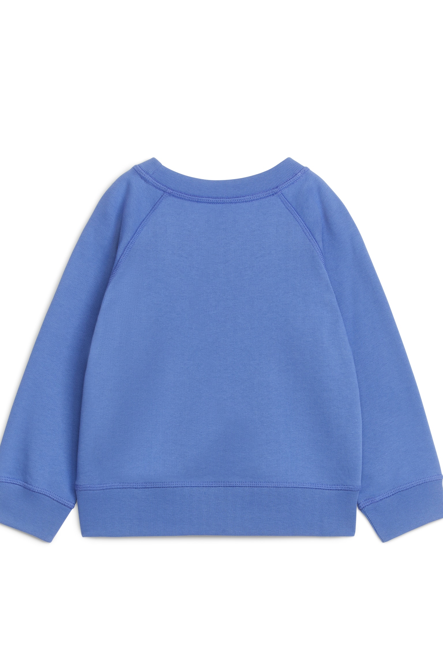 Cotton Sweatshirt - Blue/Red/Grey Melange/Dark Red/Lilac/Dark Blue/Dusty Blue/Dark Green/Brown/Purple/Beige/Pink - 2