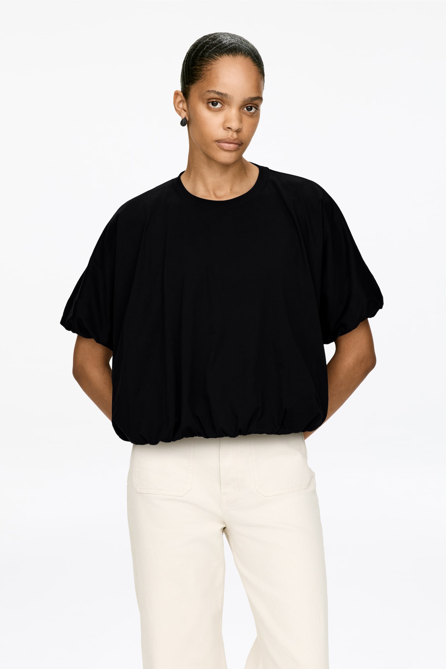 Ballon-T-Shirt - Schwarz - 1