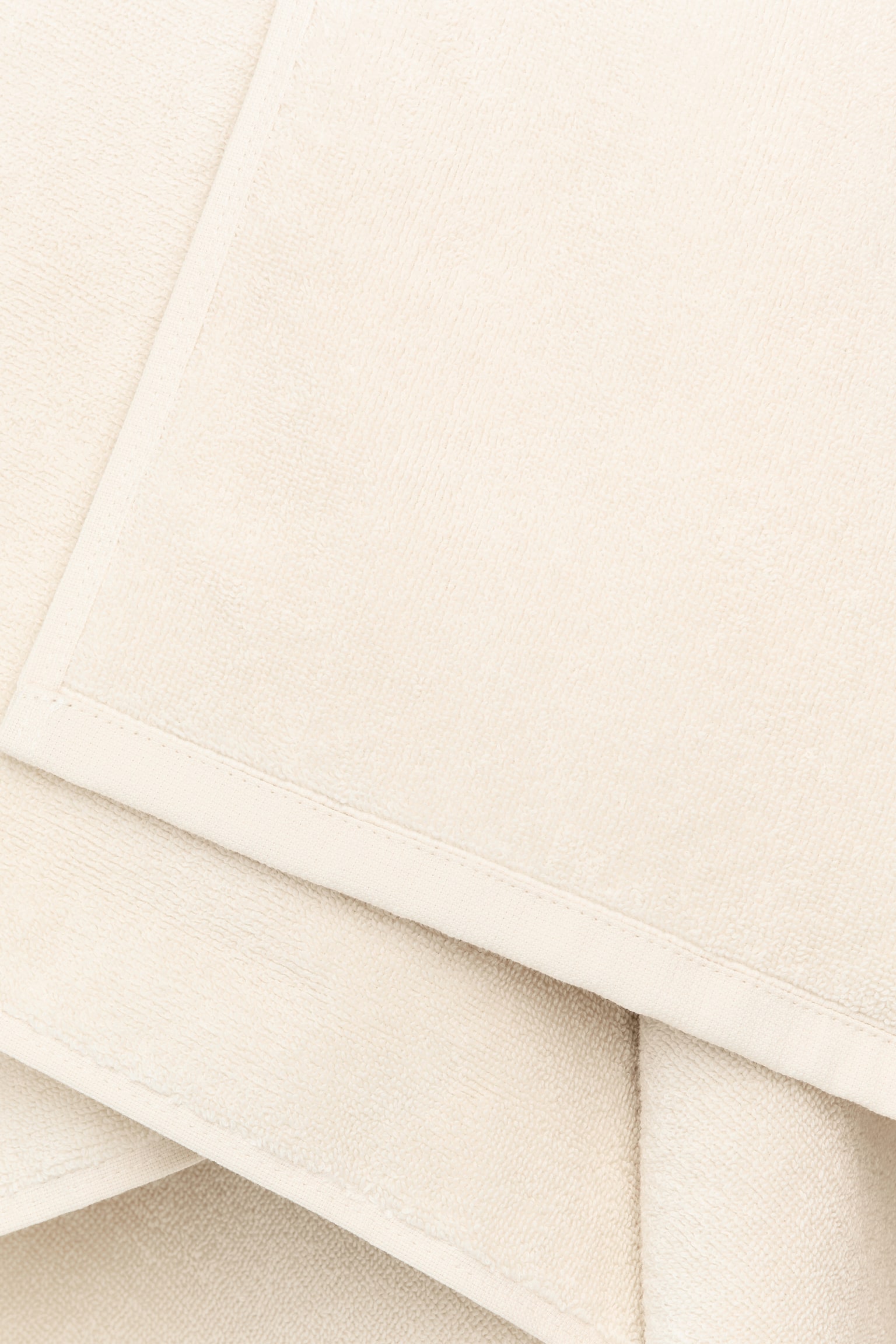 Handdoek 50 x 70 cm - Gebroken wit/Zachtgroen/Middenblauw - 4