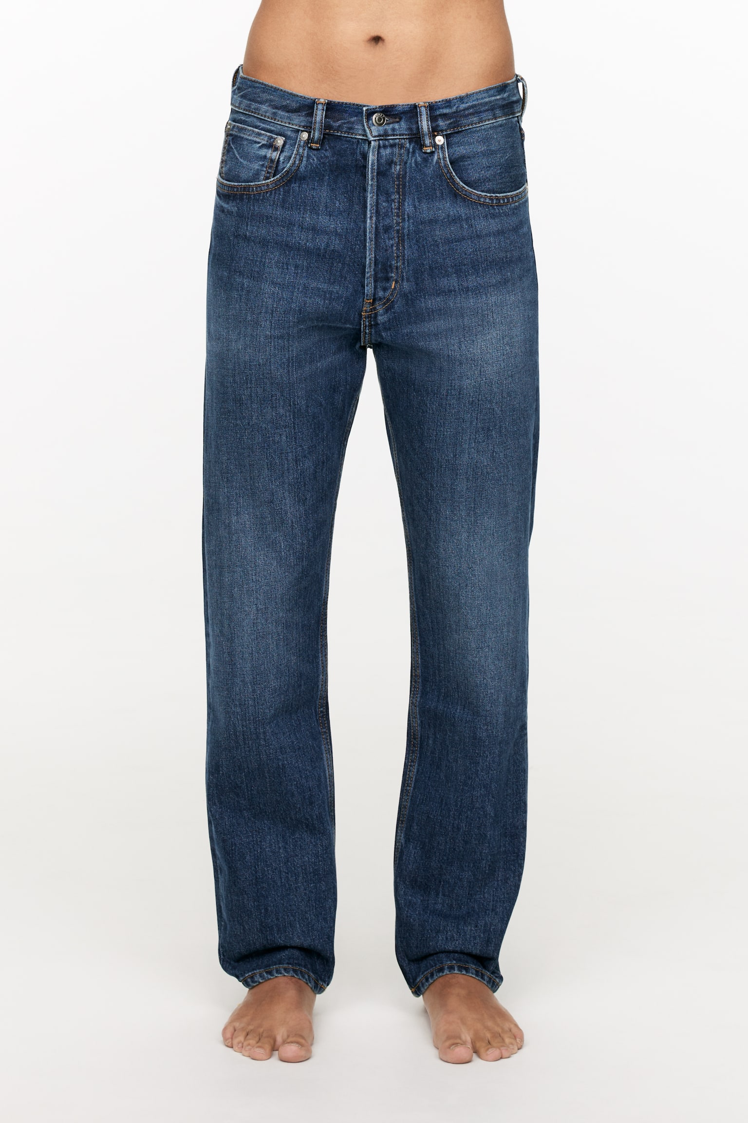 COAST Relaxed Tapered Jeans - Dark Blue/Black - 3