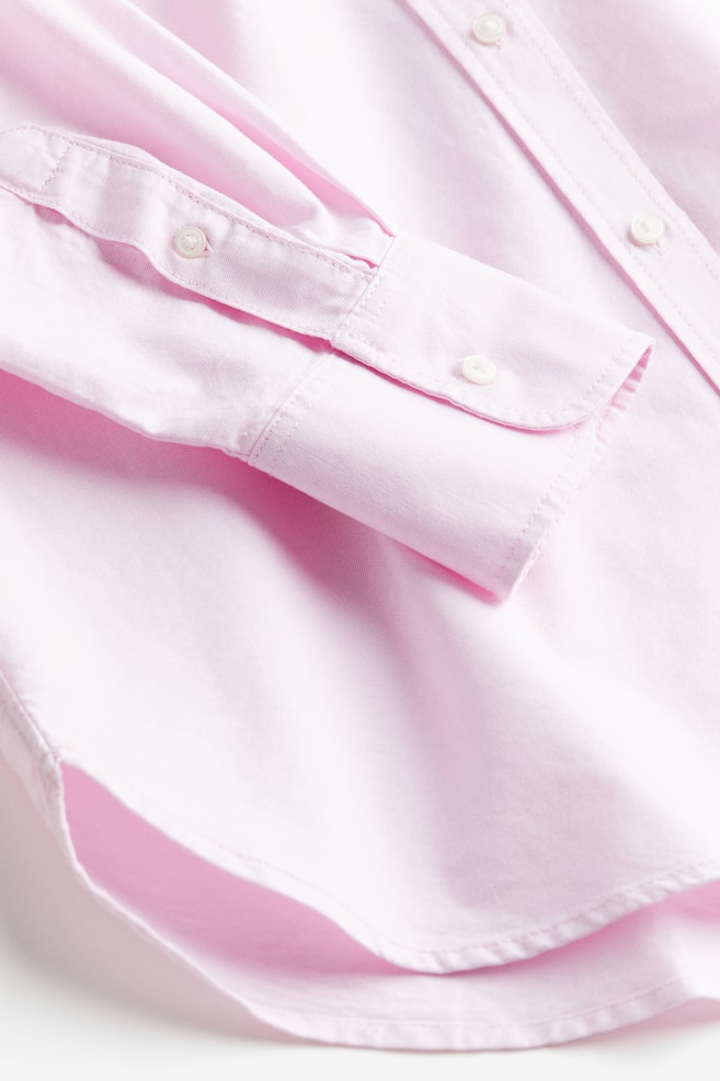 Oxfordskjorte - Lys rosa/Hvid/Lyseblå/Klar blå/Stribet/Hvid/Blåstribet - 5