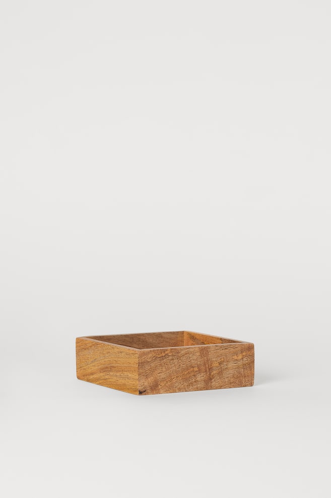 Wooden tray - Beige/Mango wood/Black - 3