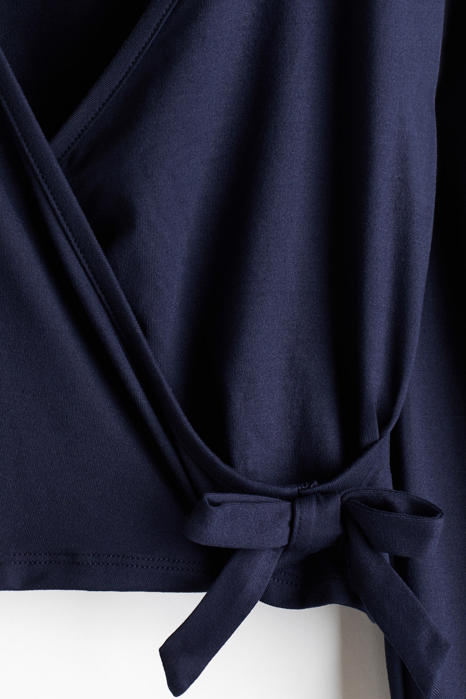 Wrap-Front Sports Top with SoftMove™ - Navy blue - 5