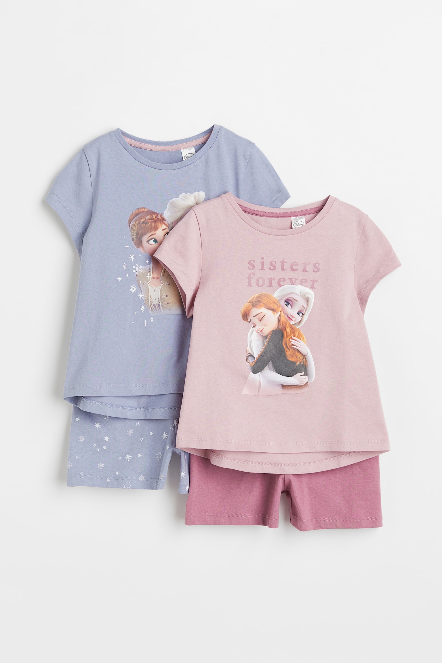 2-pack Pyjamas - Light blue/Frozen/Light pink/Minnie Mouse - 1