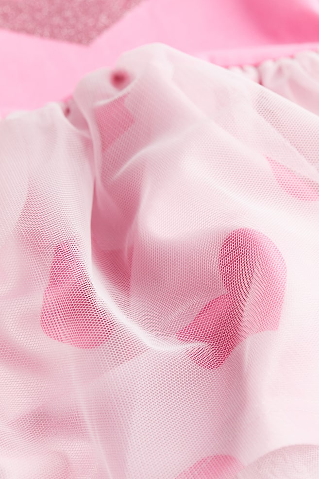 Jerseykjole med tylskørt - Rosa/Barbie/Lys rosa/Care Bears/Lyseblå/Frost/Marineblå/Frost - 2