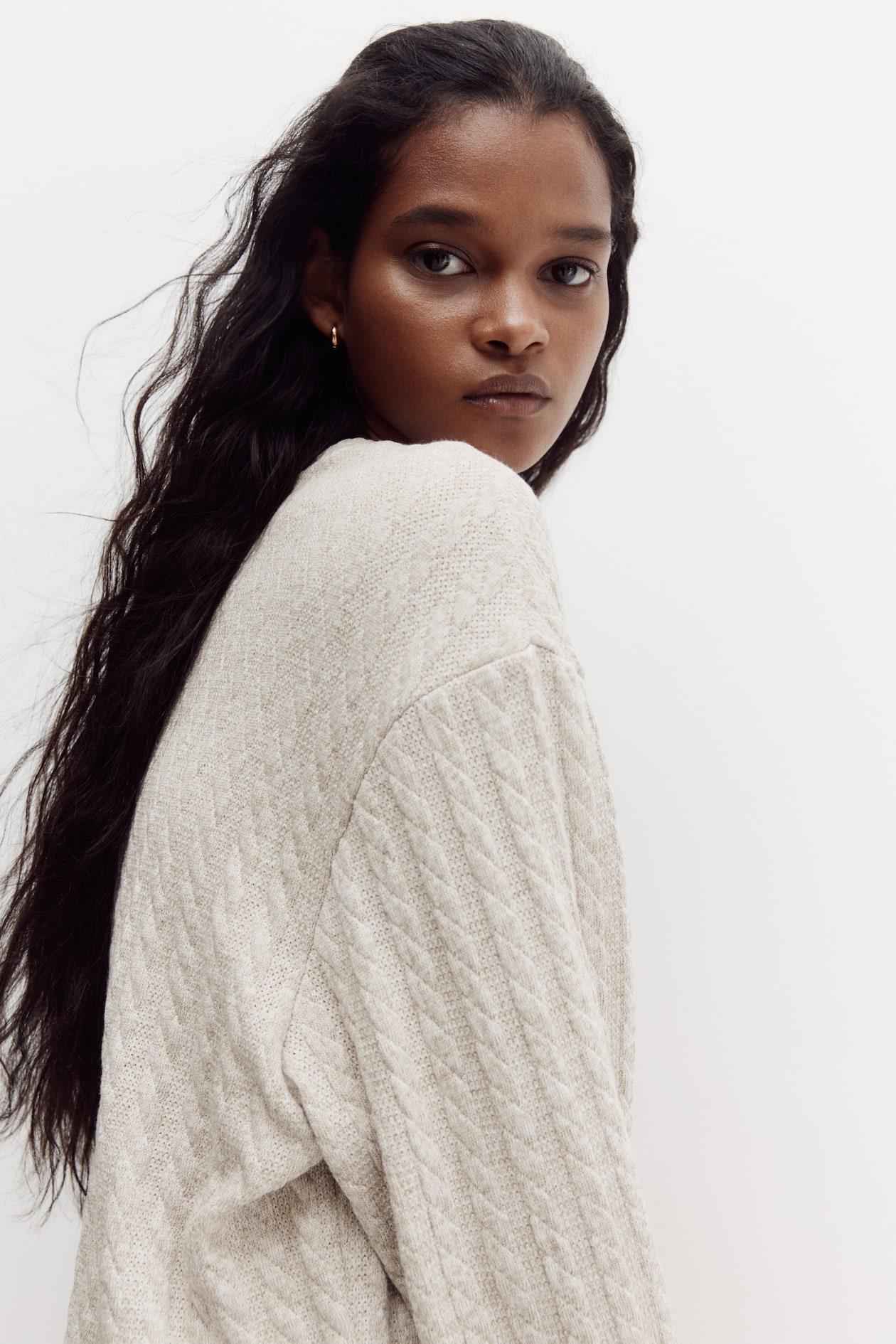 Cable-Knit Sweater - image 4