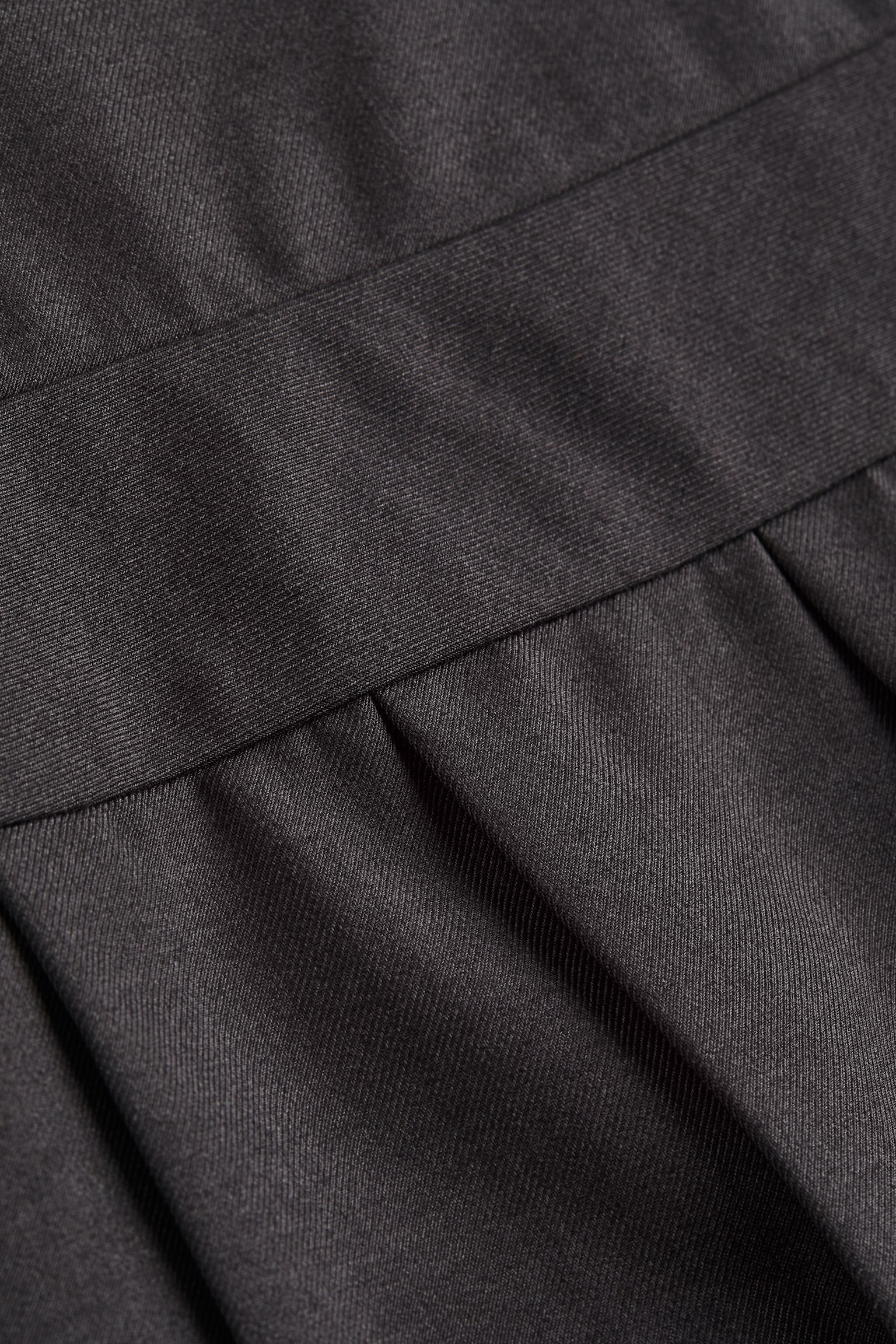 Pleat-detail dress - Dark grey/Navy blue - 3