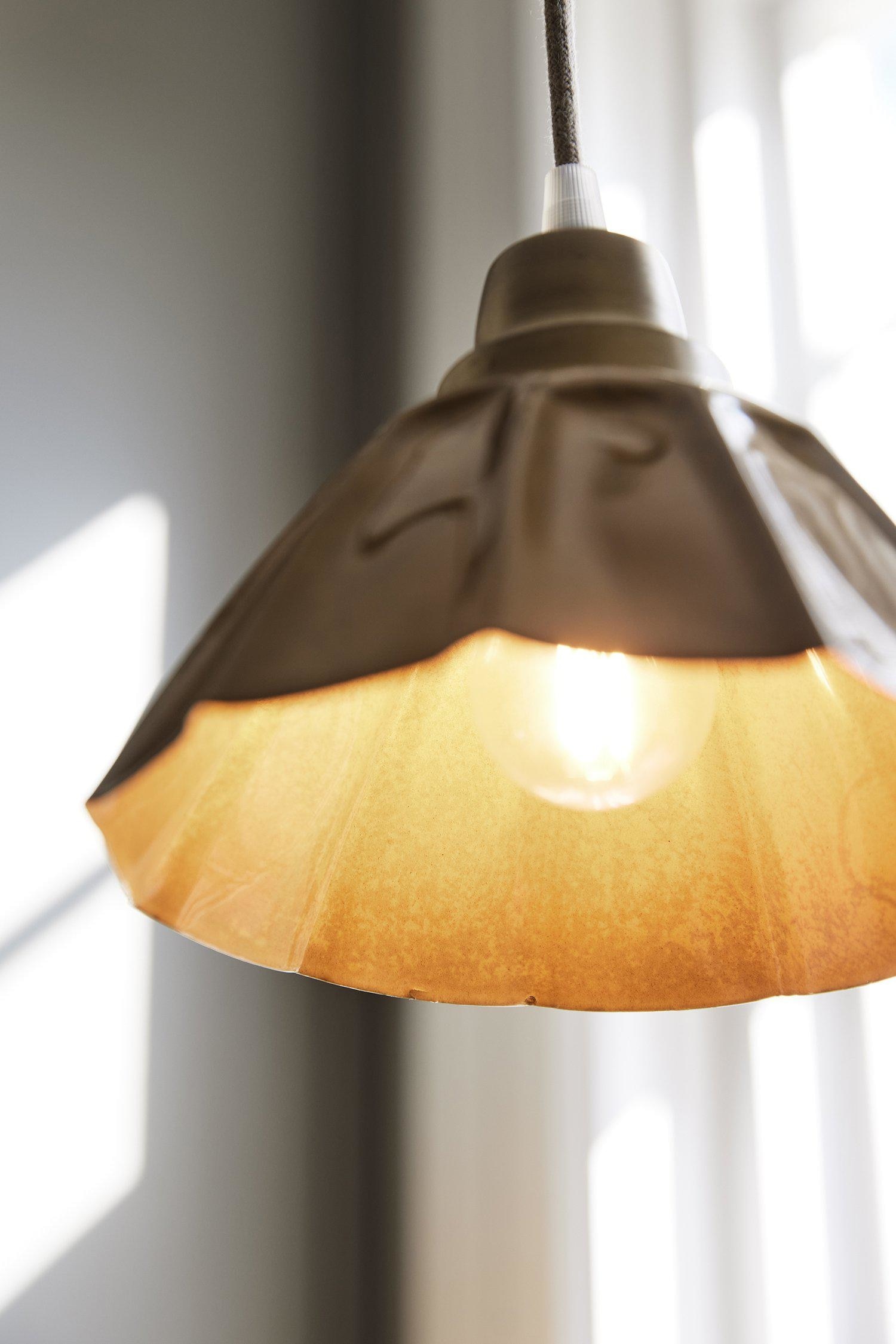 Ester Lille Pendel 17,5cm - Gul