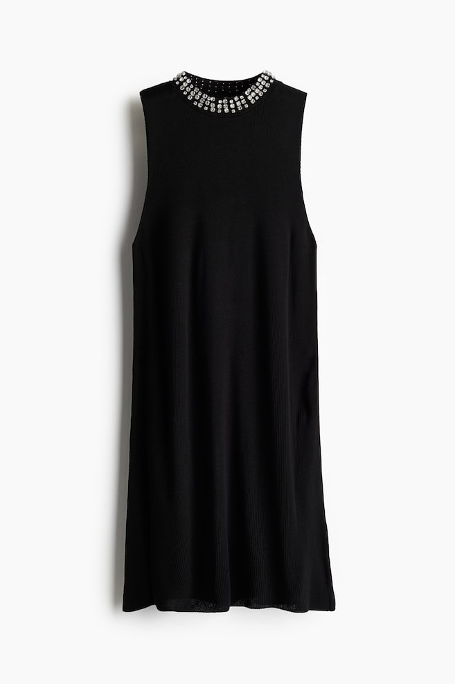Robe sans manches - Noir - 1