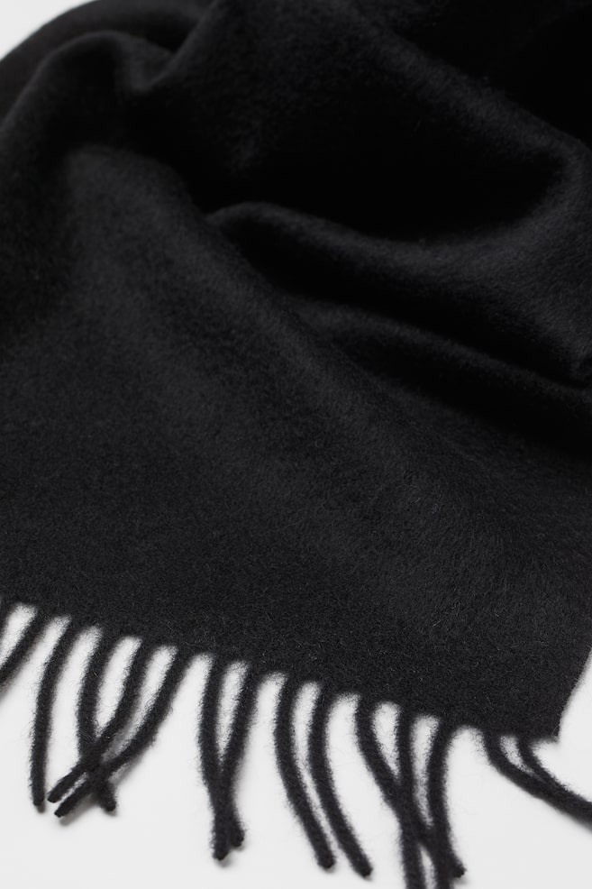 Cashmere scarf - Black/Grey/Dark grey - 2