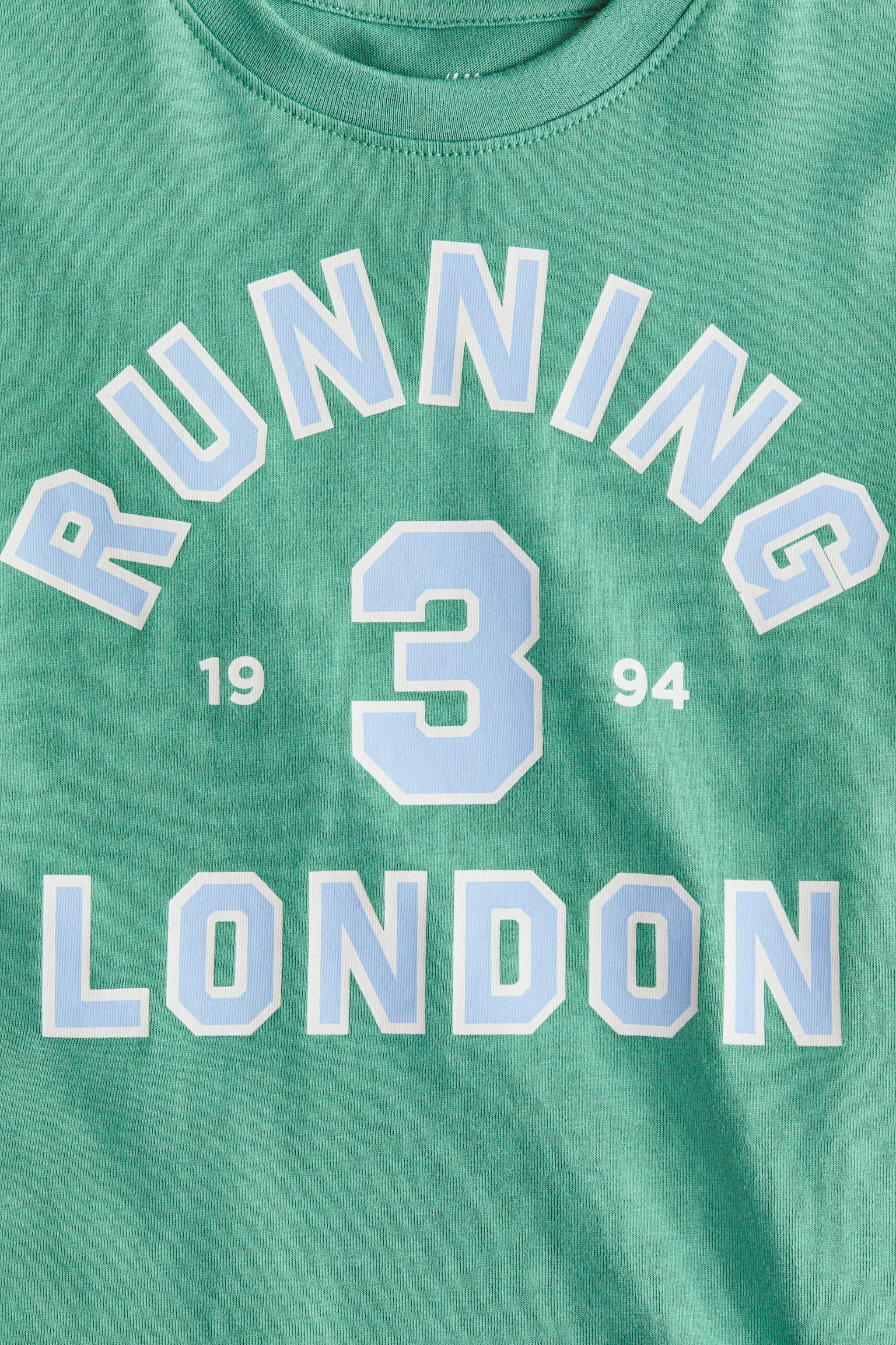 Printed Cotton T-Shirt - Green/Running/Cream/dinosaurs/Blue/striped/Navy blue/Miami - 2