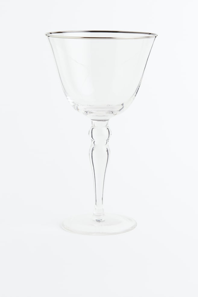 Cocktail glass - Clear glass/Silver-coloured - 1