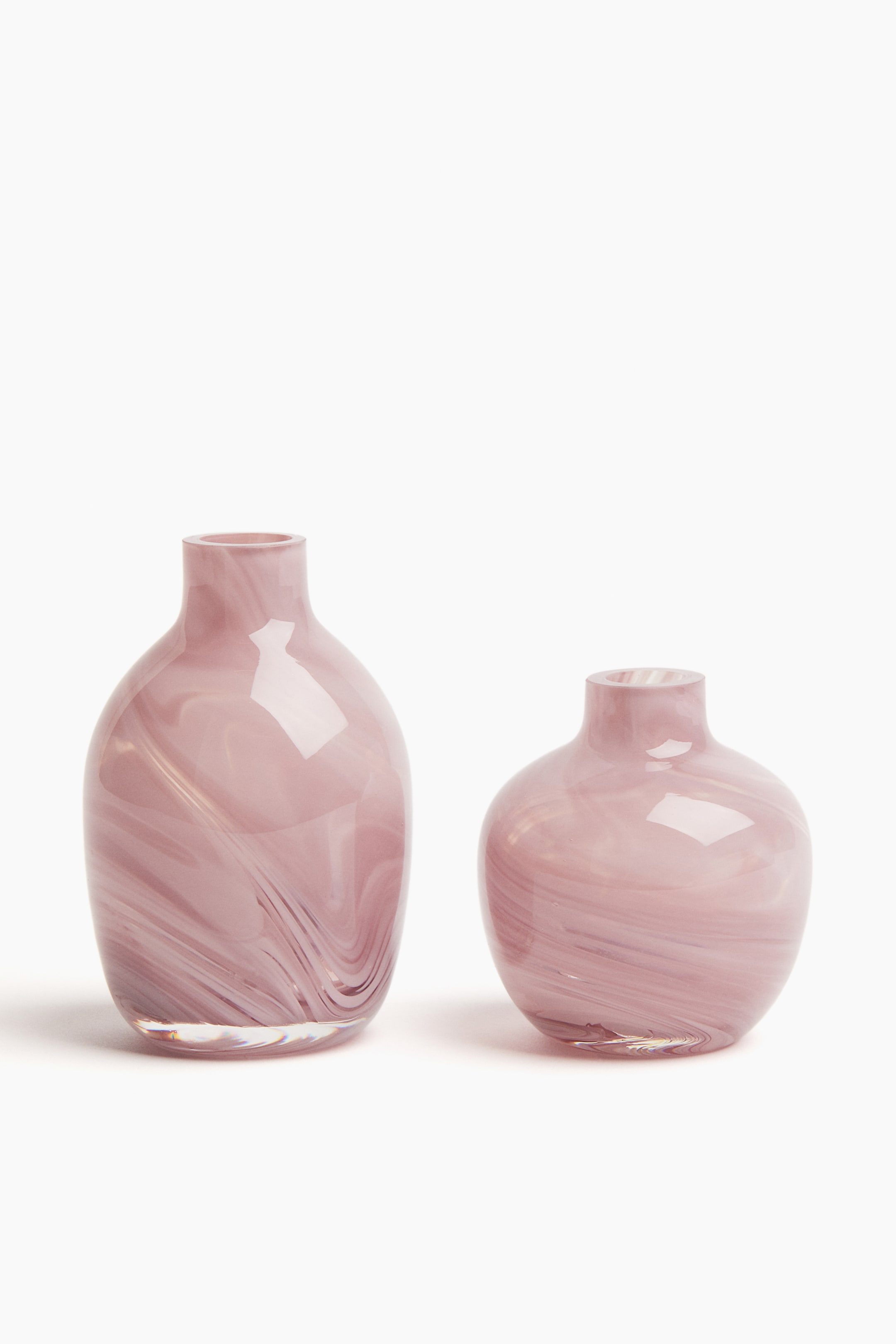 2-pack Mini Glass Vases