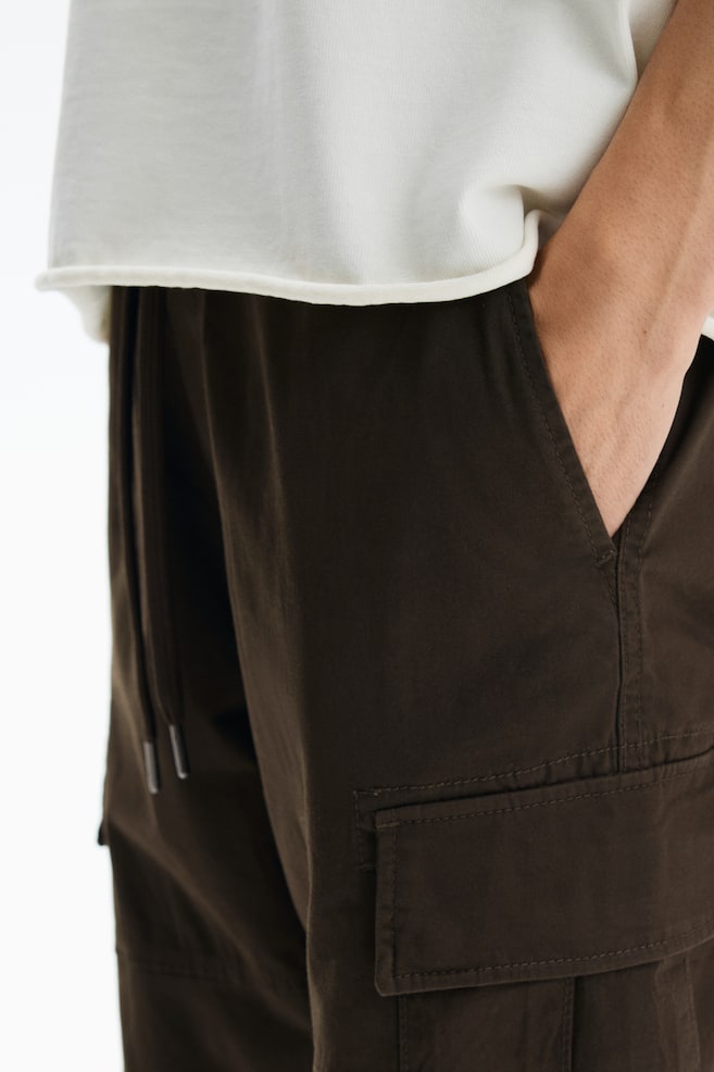 Pantalón cargo Slim Fit - Verde caqui oscuro/Verde caqui/Dark grey/Negro/Beige claro - 3