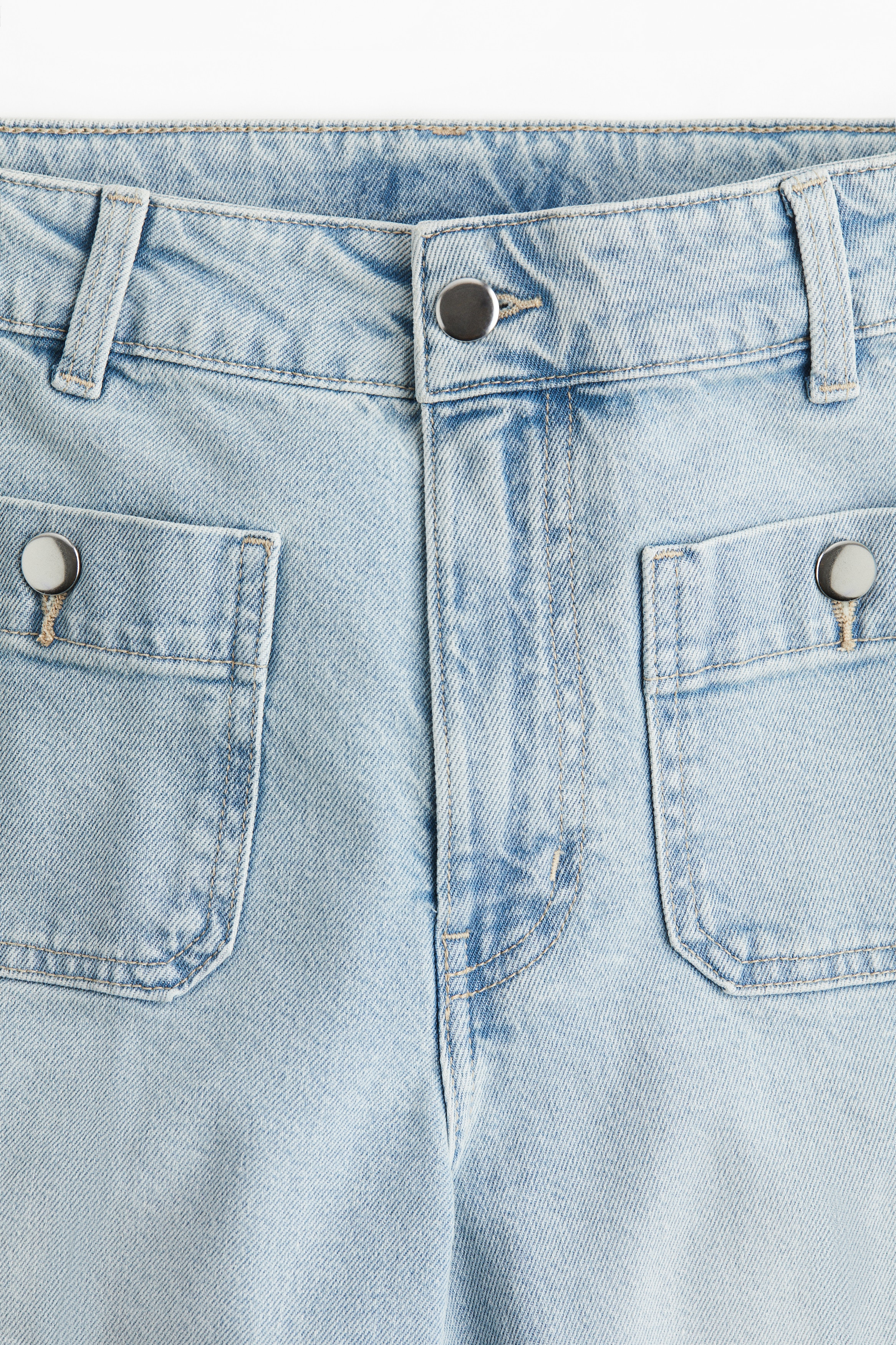 Wide High Ankle Jeans